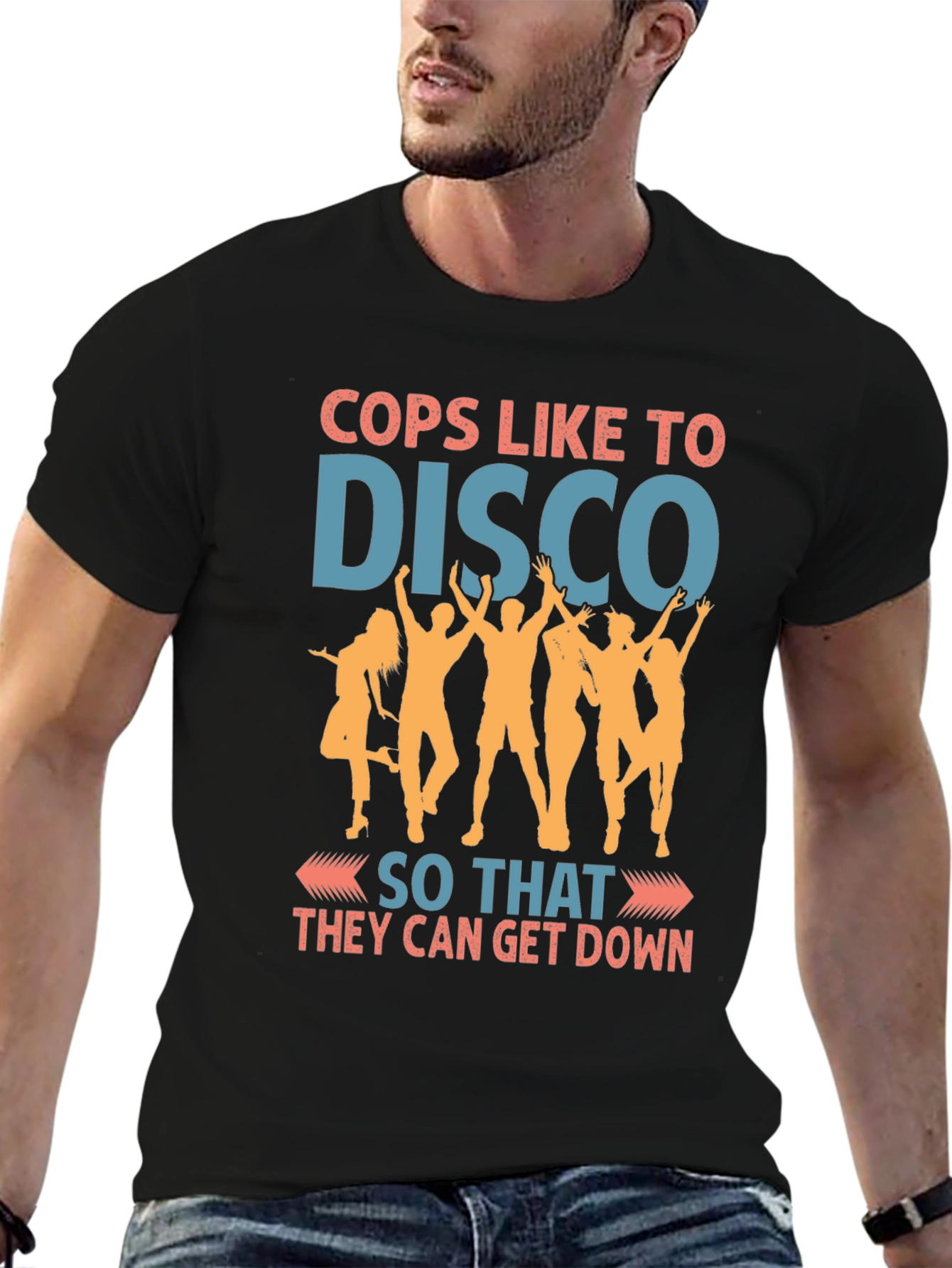 Cops Like to Disco Graphic Tee