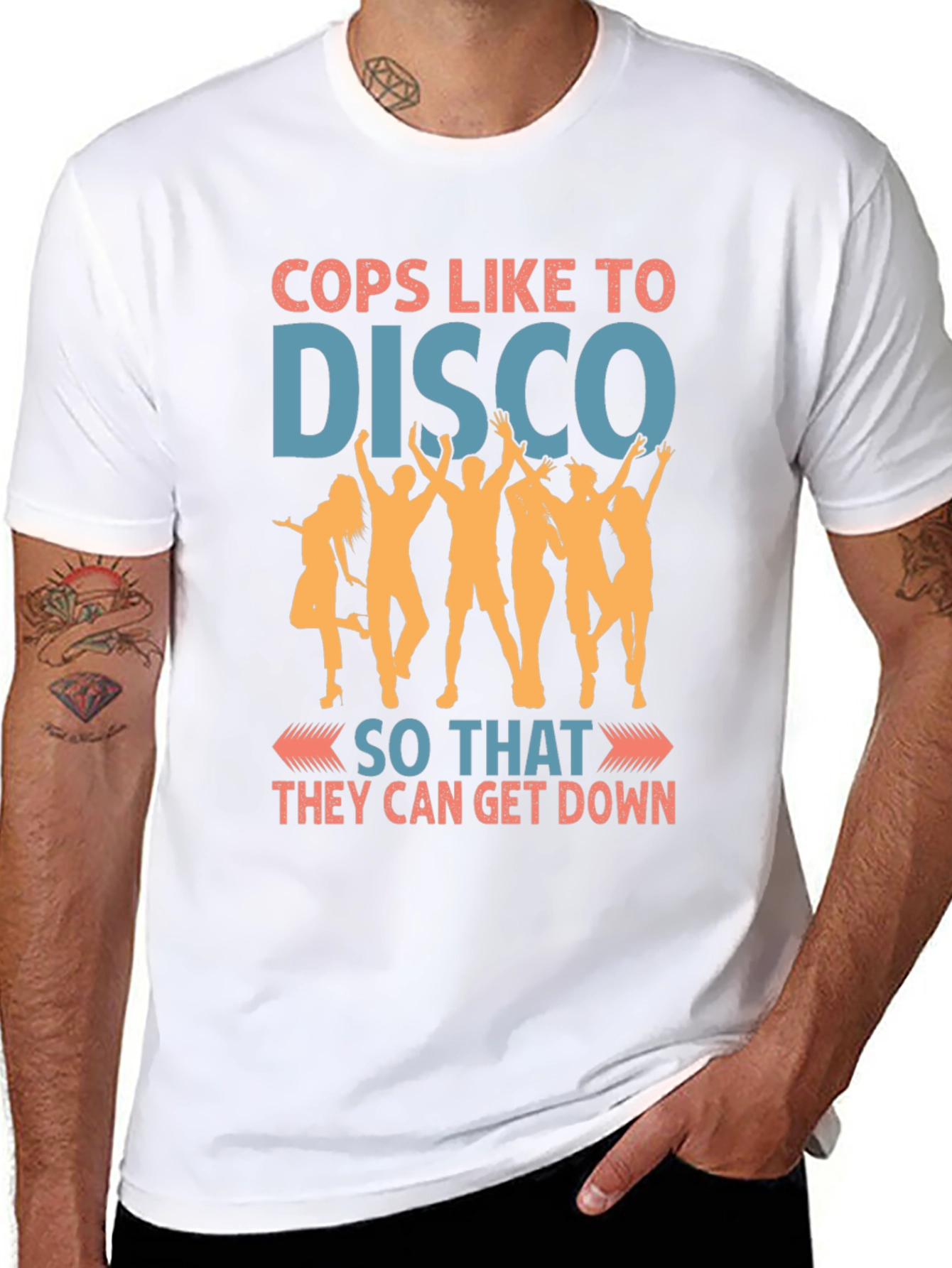 Cops Like to Disco Graphic Tee