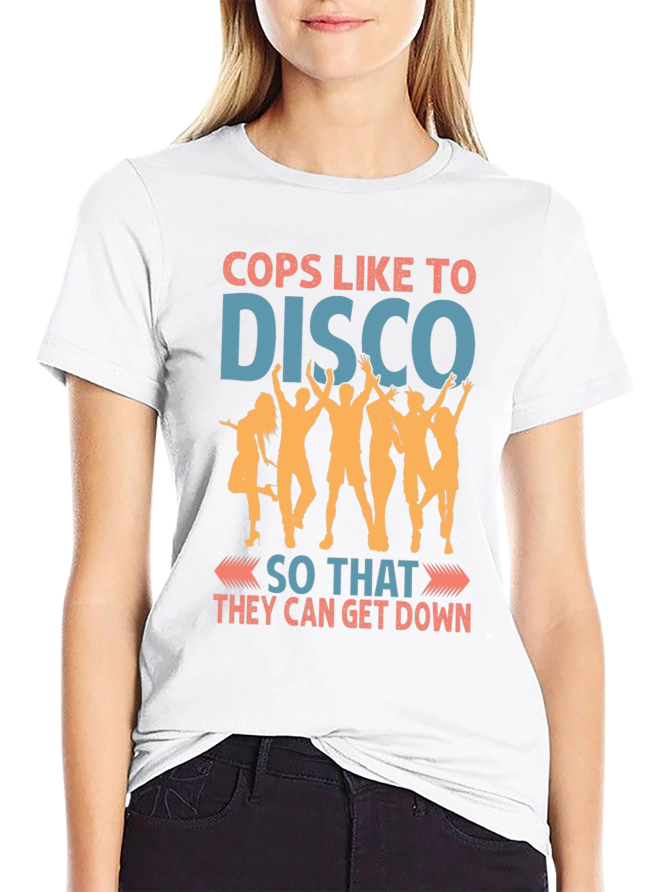 Cops Like to Disco Graphic Tee