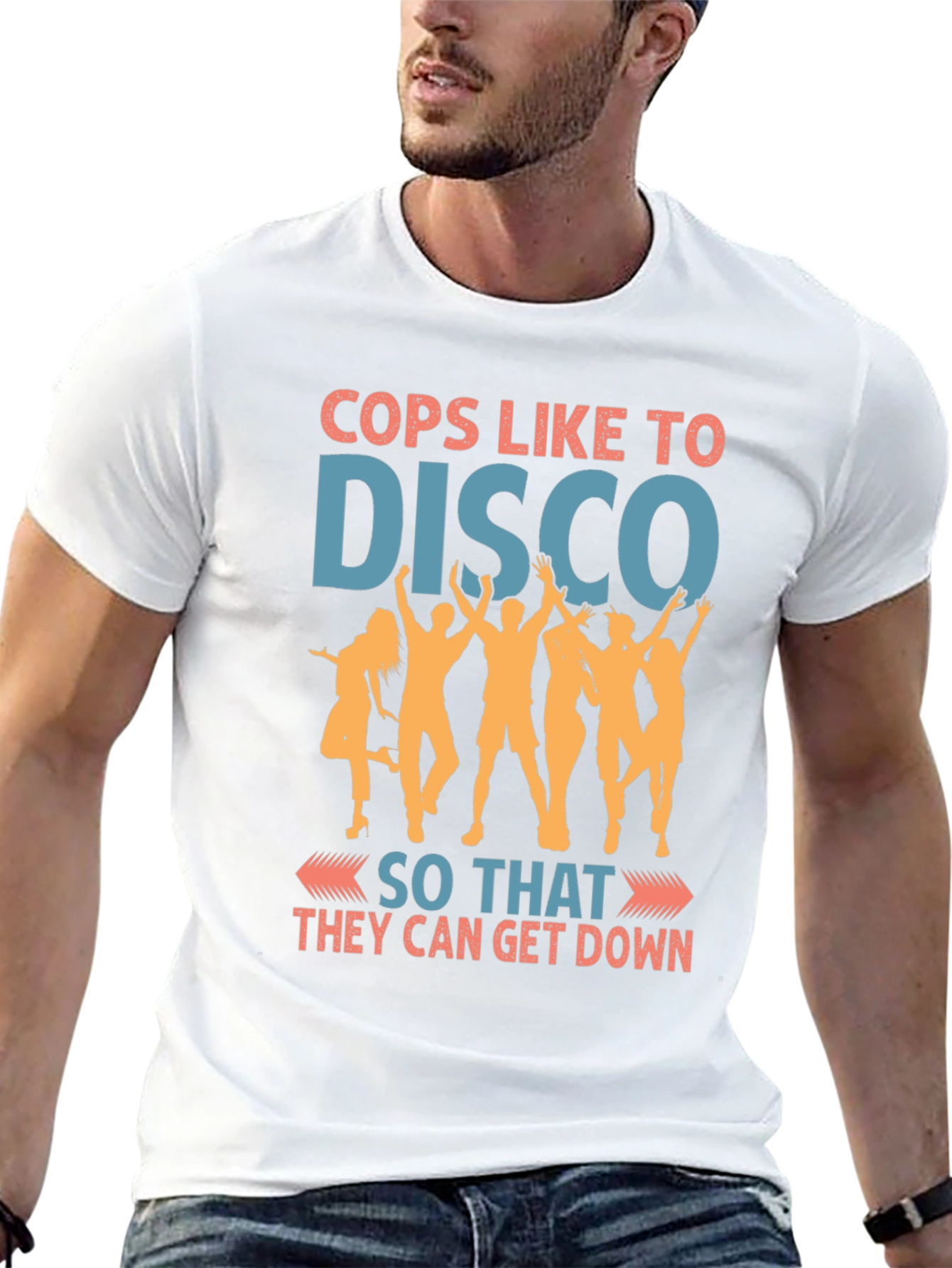 Cops Like to Disco Graphic Tee
