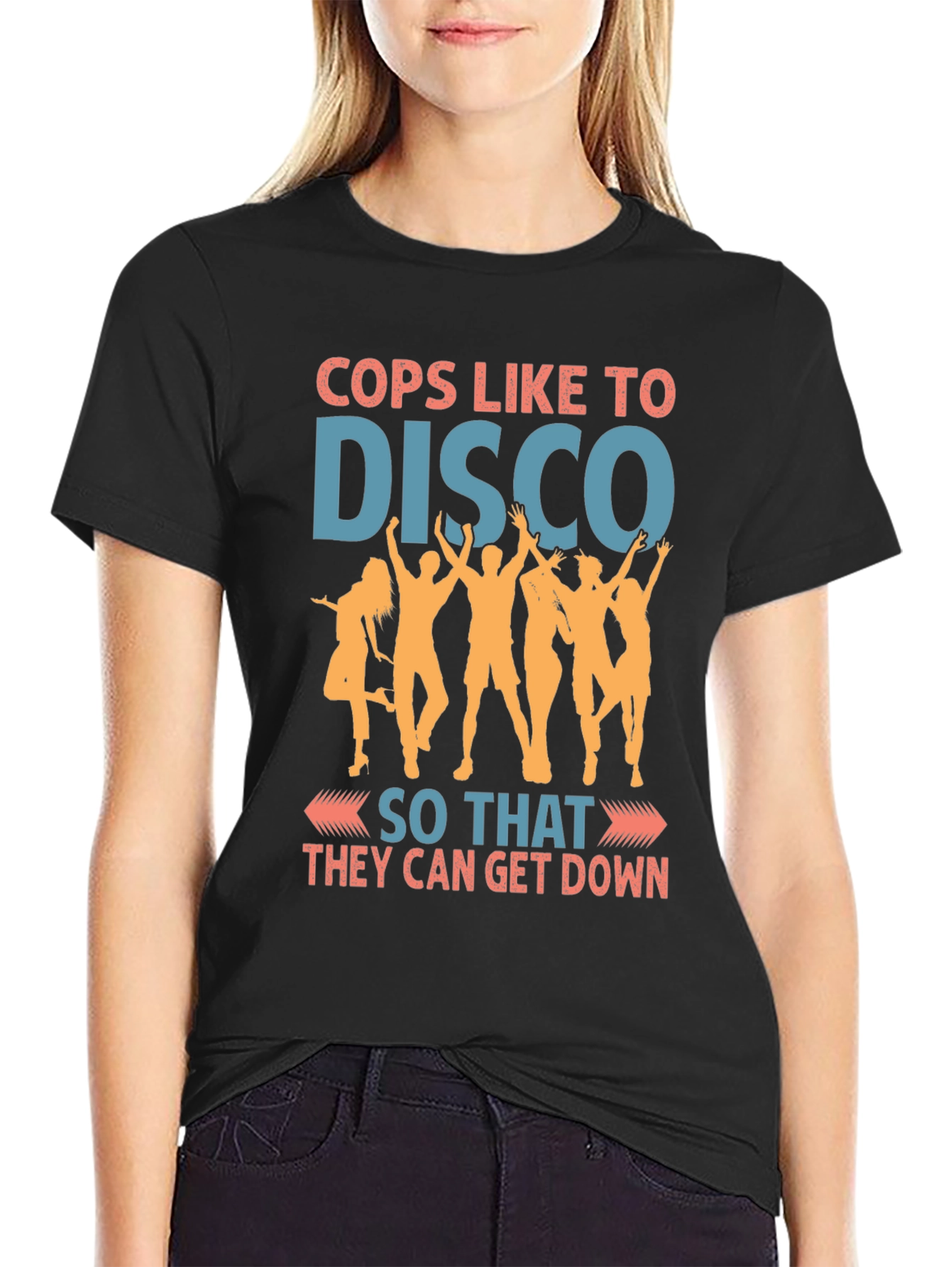 Cops Like to Disco Graphic Tee