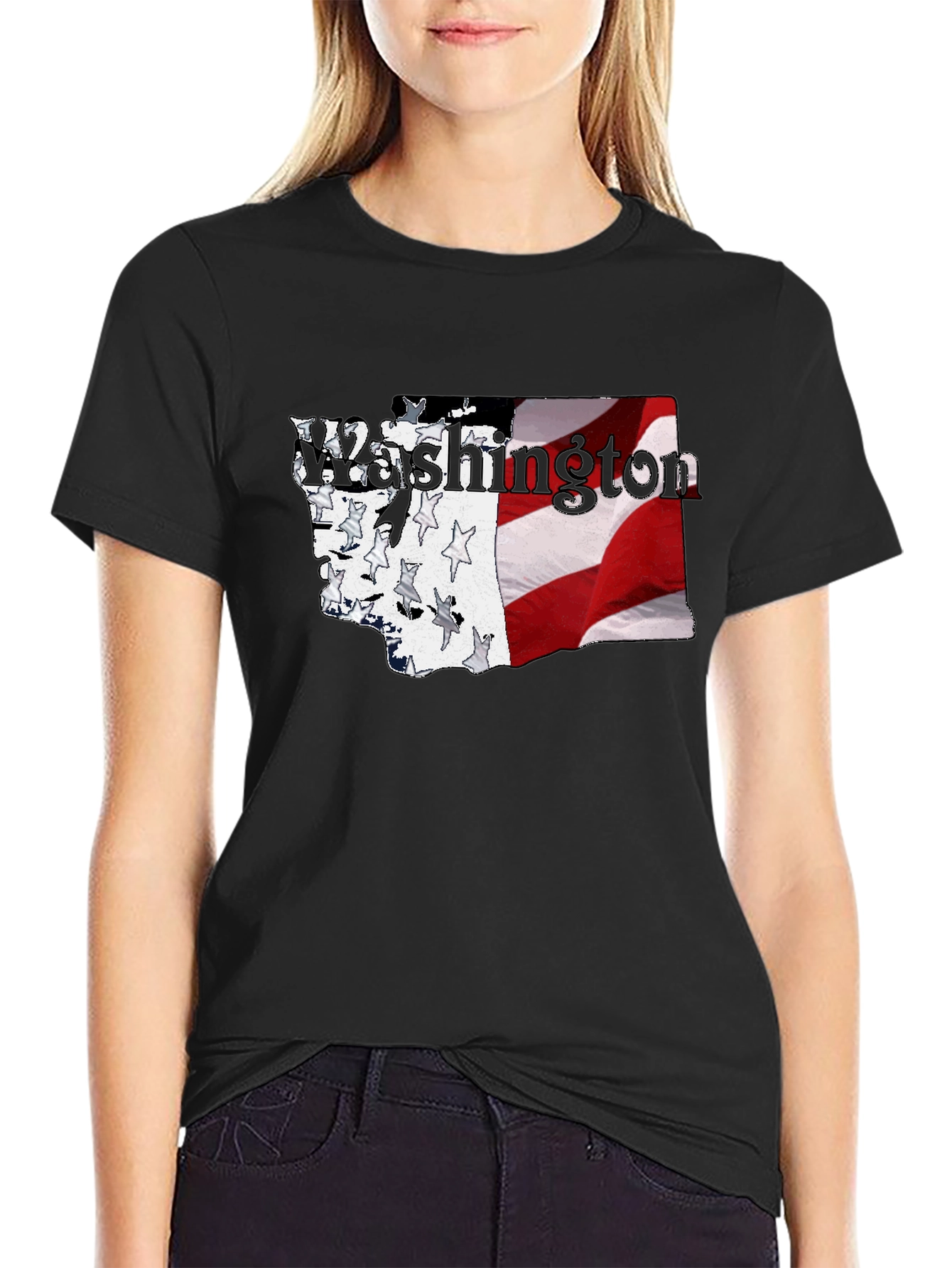 Washington State Flag Graphic T-Shirt