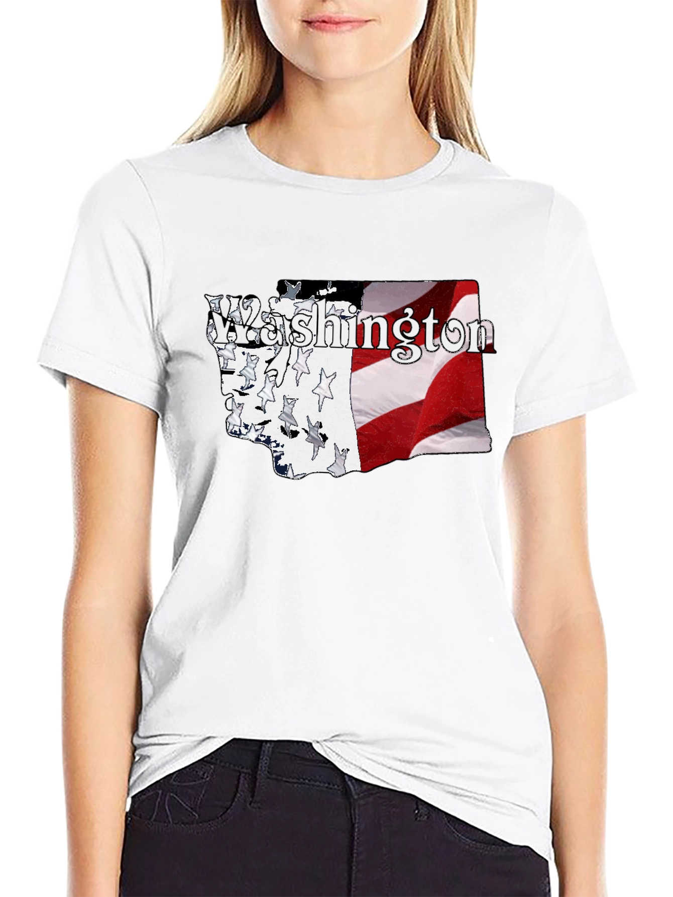 Washington State Flag Graphic T-Shirt