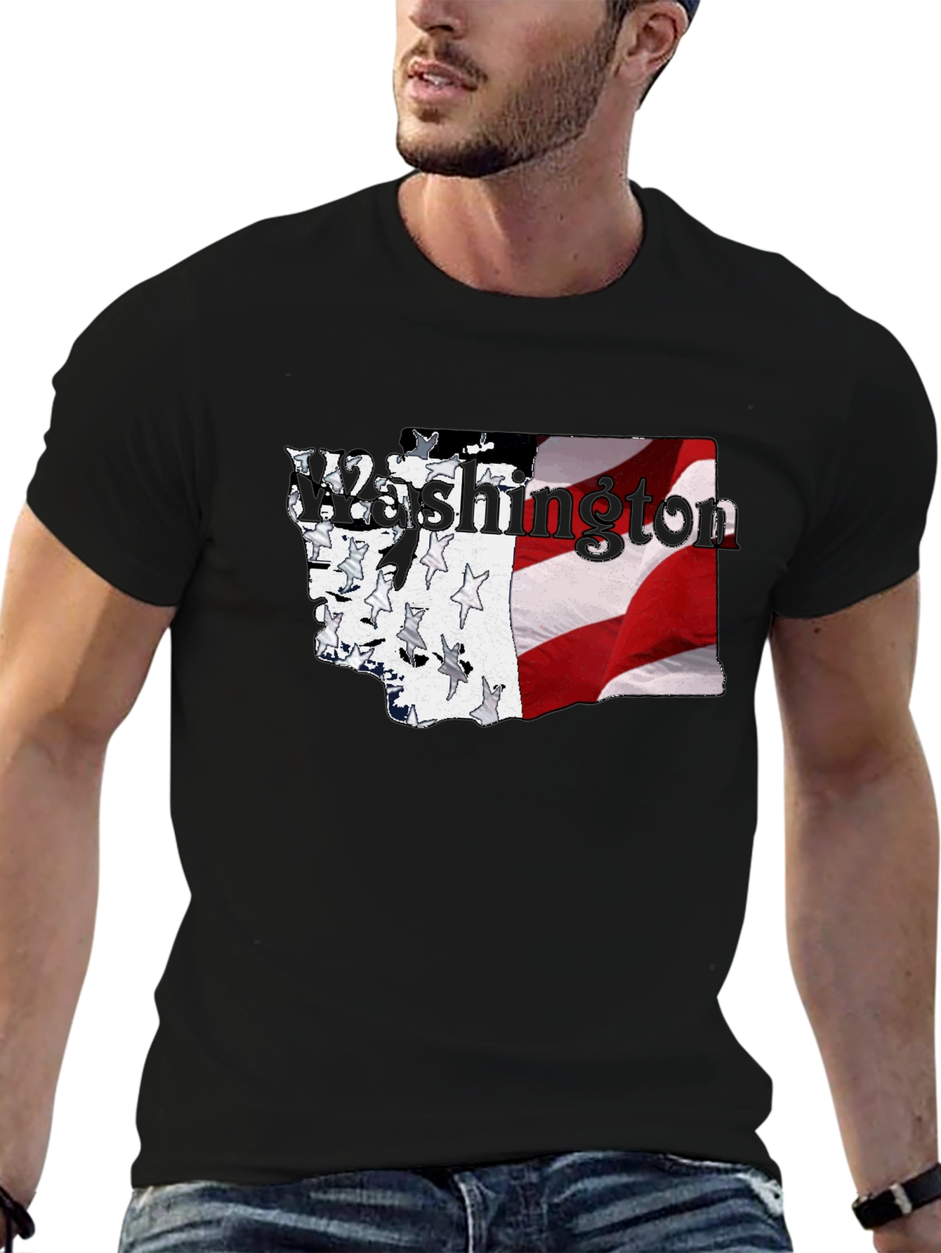 Washington State Flag Graphic T-Shirt