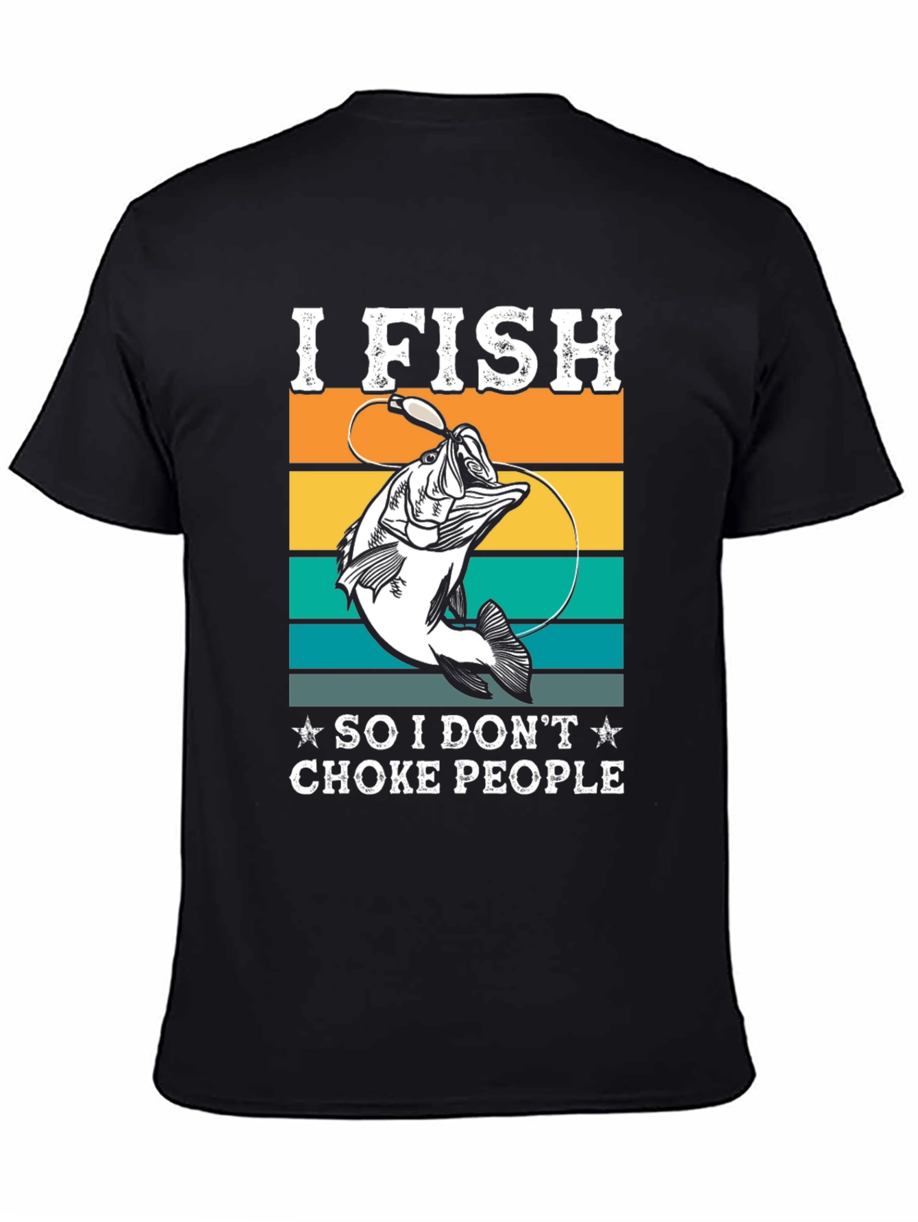I Fish Funny Graphic T-Shirt