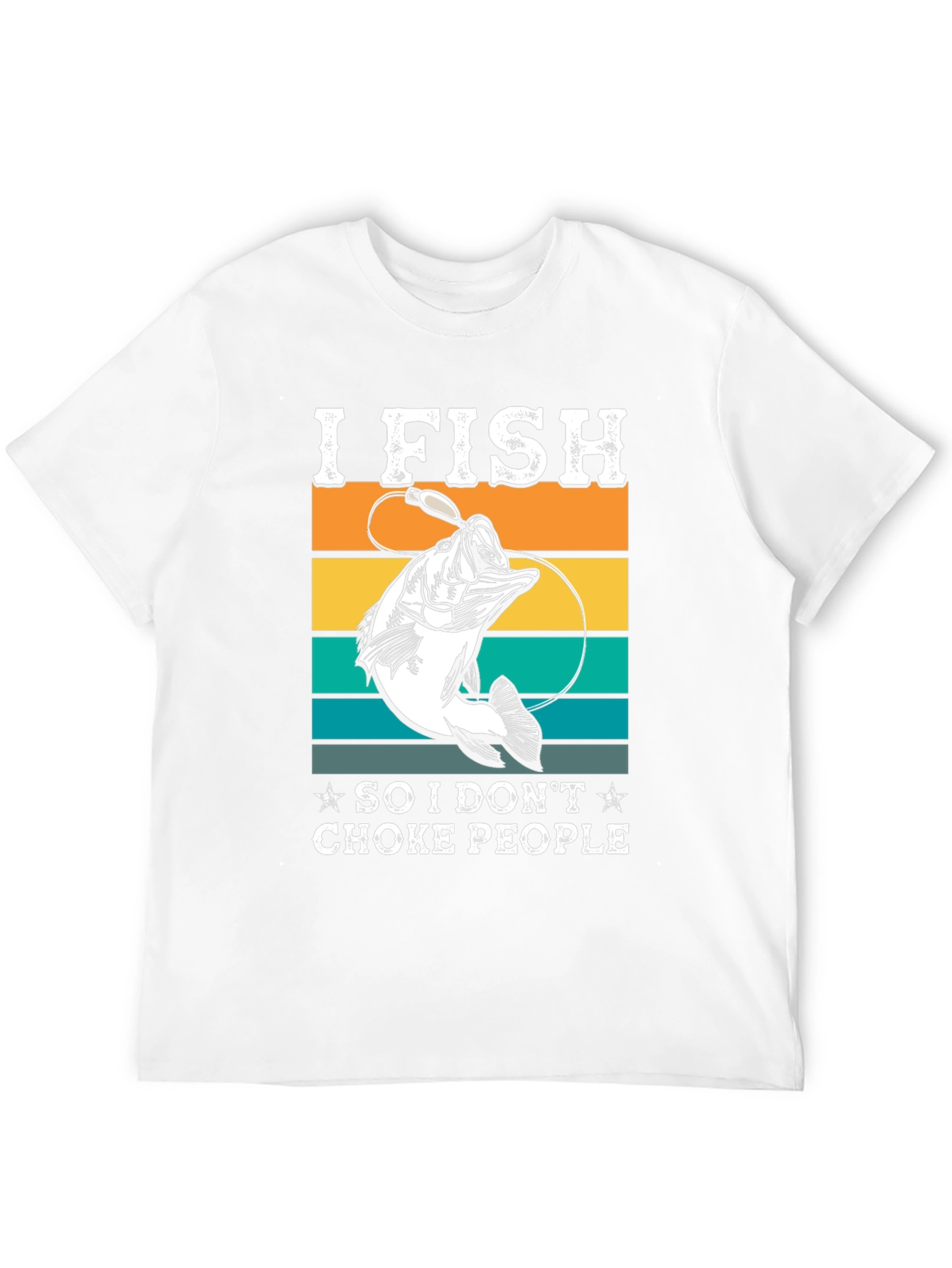 I Fish Funny Graphic T-Shirt