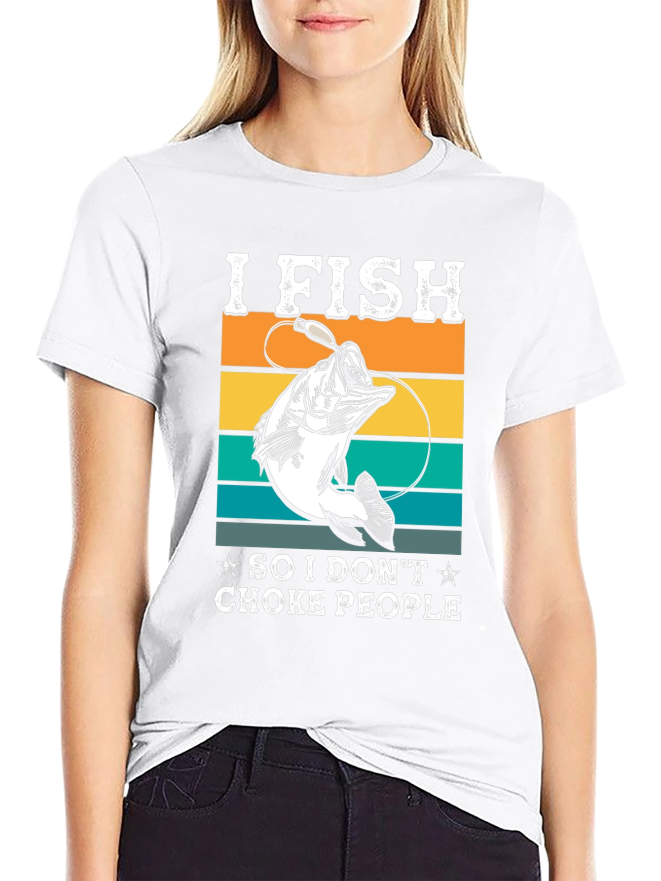 I Fish Funny Graphic T-Shirt