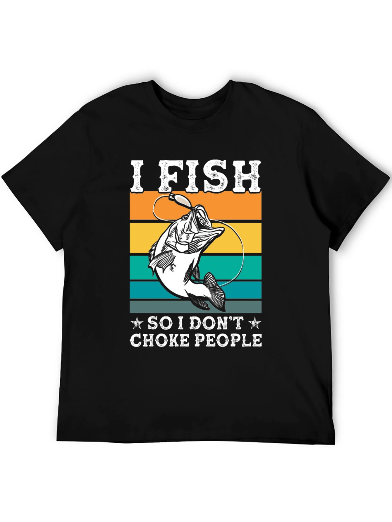 I Fish Funny Graphic T-Shirt