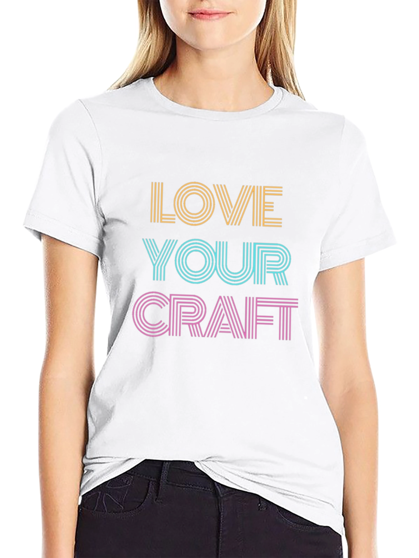 Love Your Craft Graphic T-Shirt - Black Tee