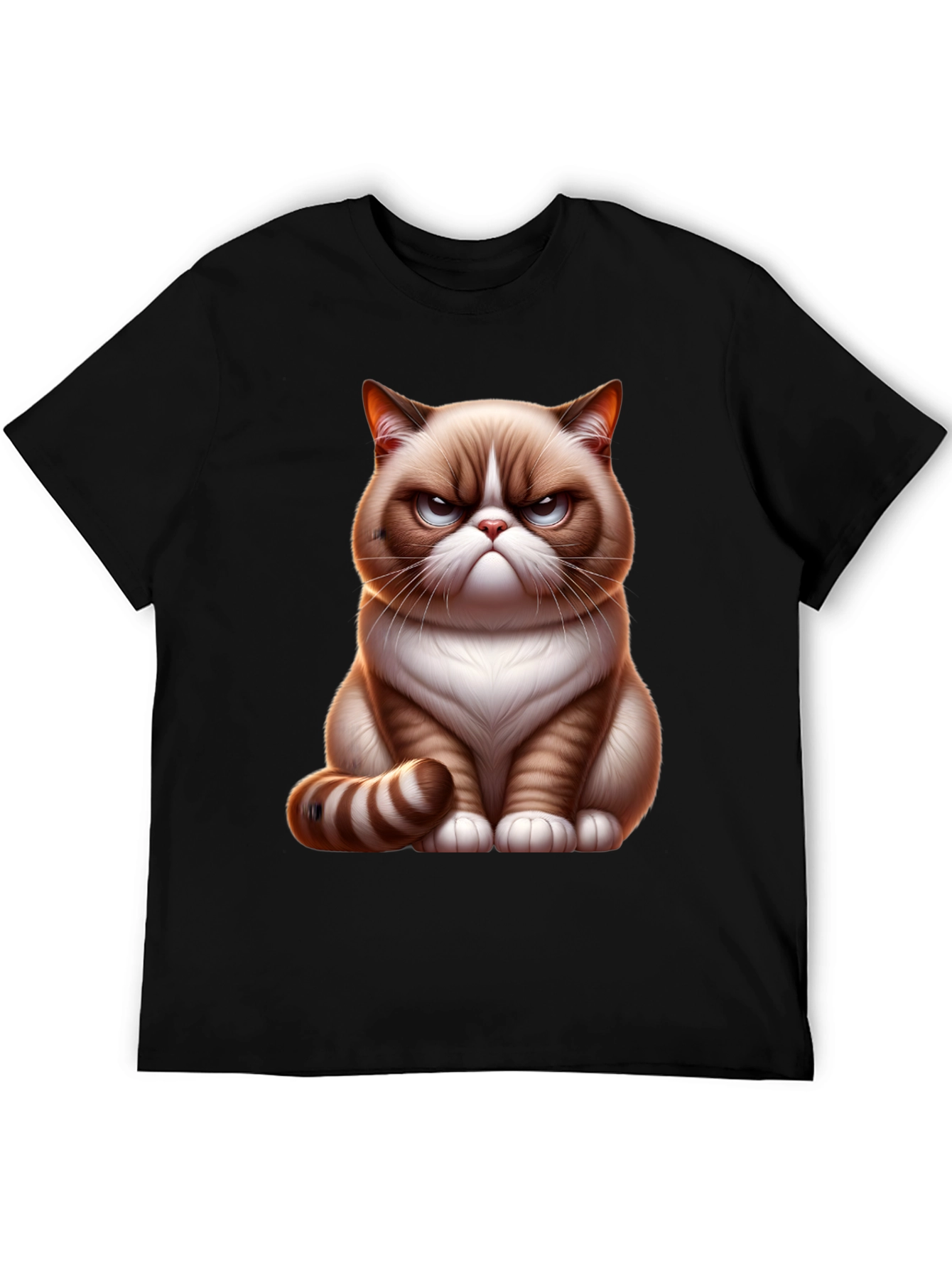 Grumpy Cat T-Shirt - Unisex Black Tee