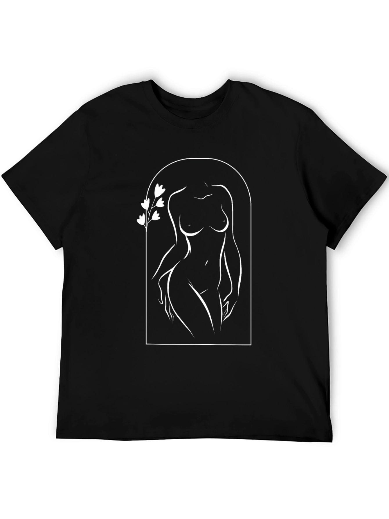 Abstract Art Black T-Shirt