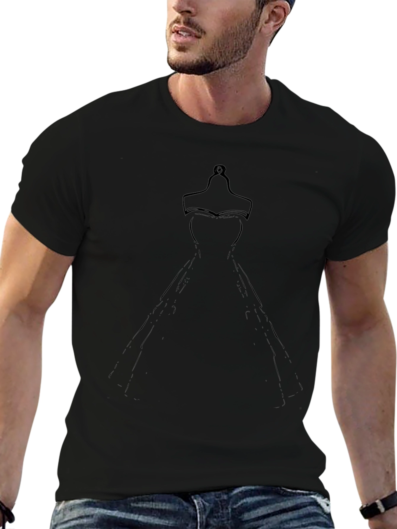 Elegant Dress Form Graphic Tee