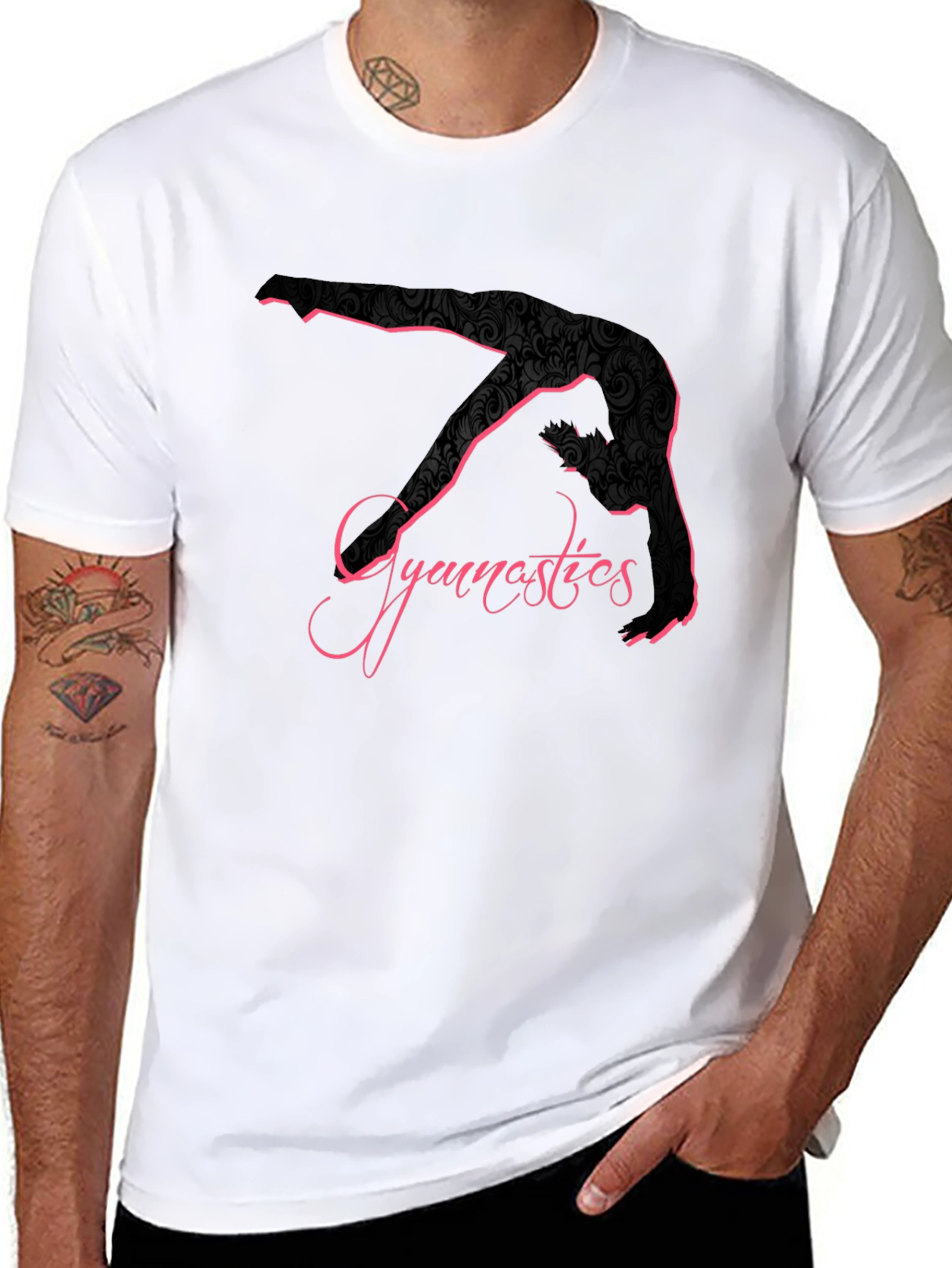 Gymnastics Silhouette Graphic Tee