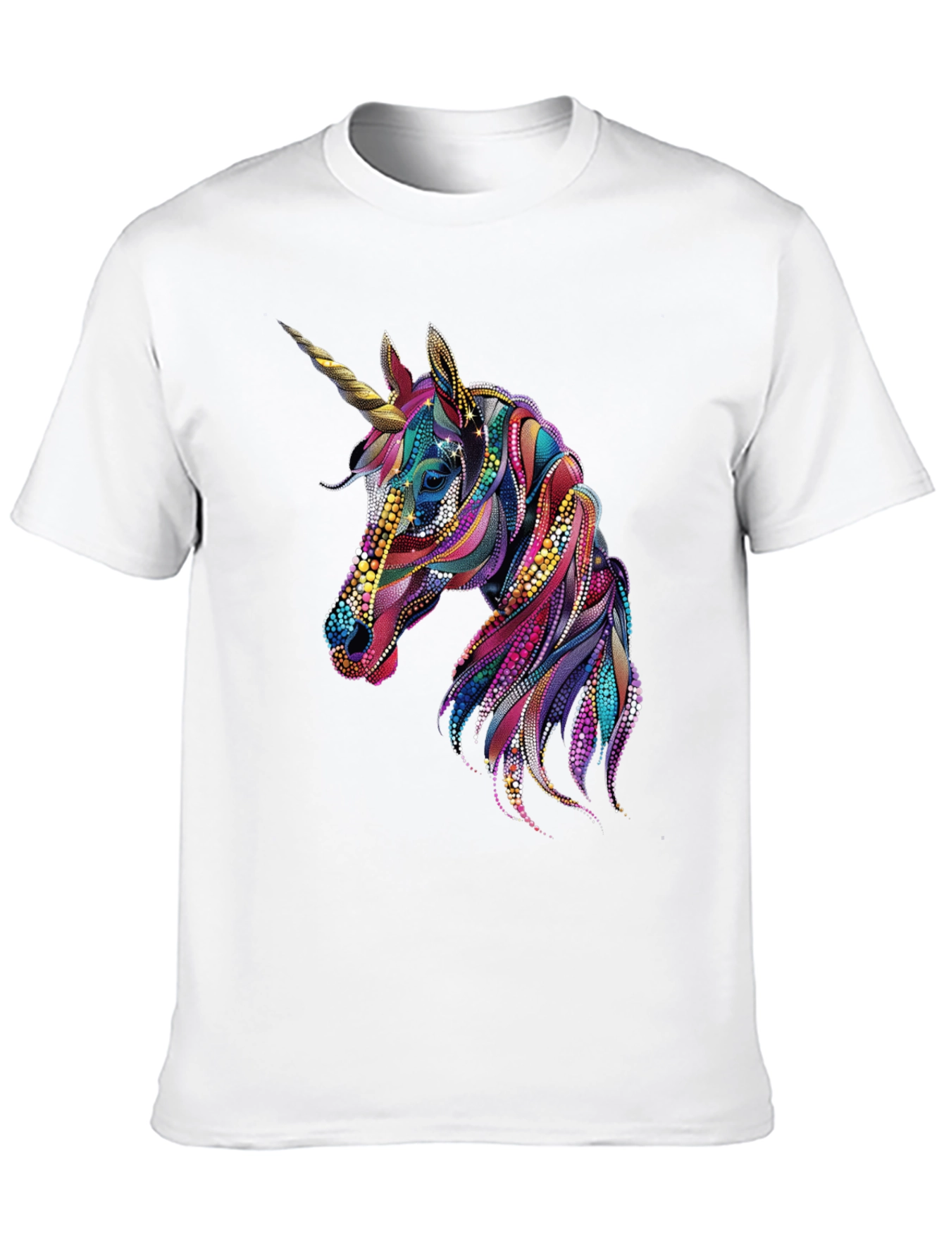 Unicorn Graphic Black T-Shirt