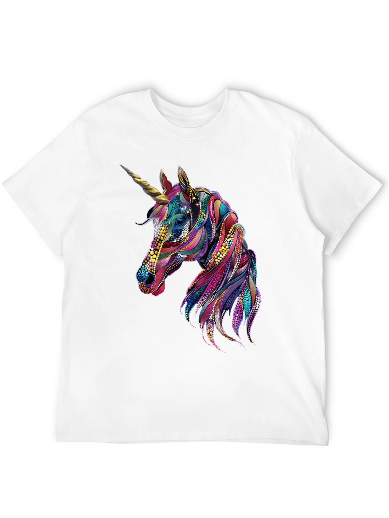 Unicorn Graphic Black T-Shirt