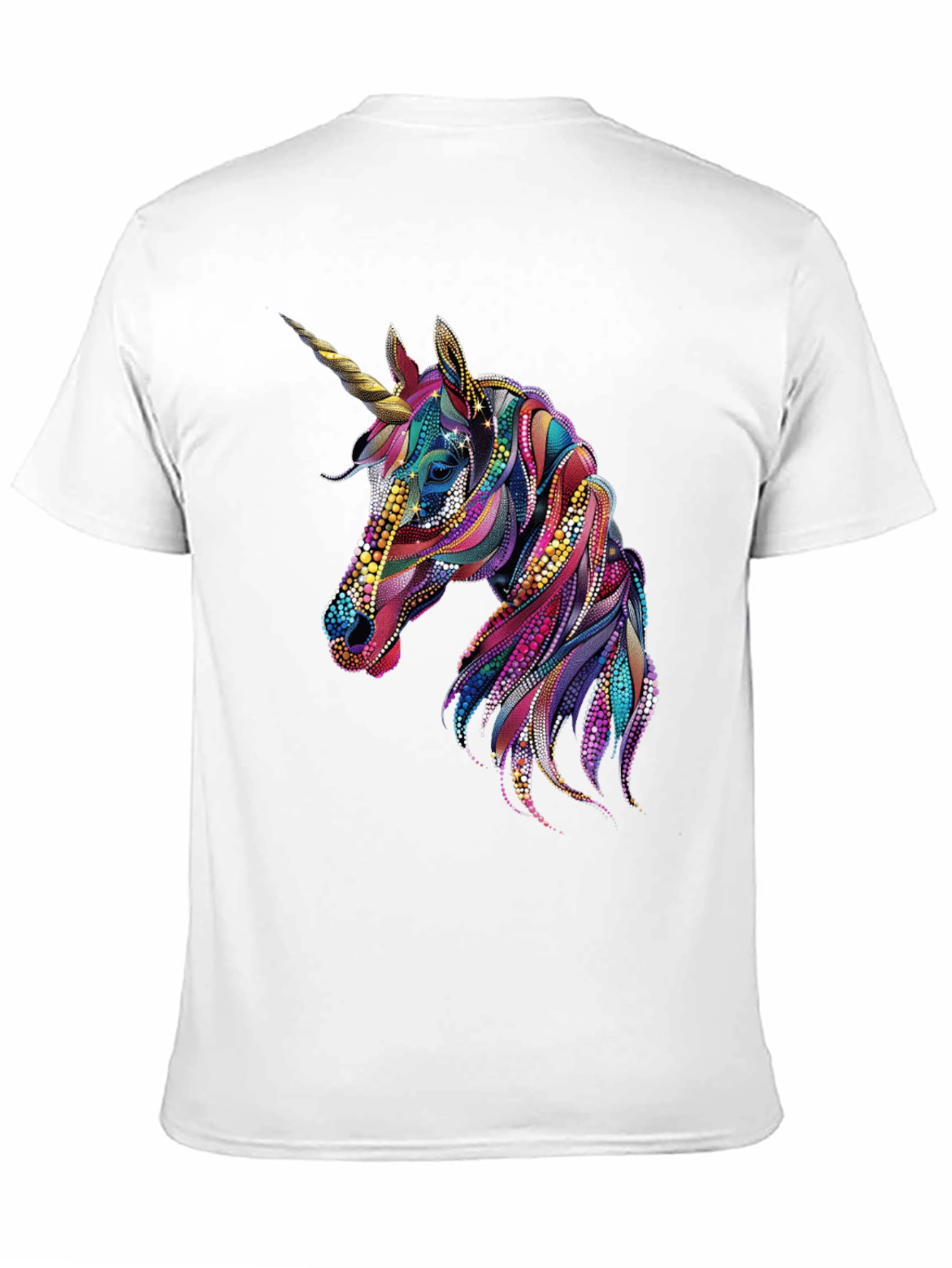 Unicorn Graphic Black T-Shirt