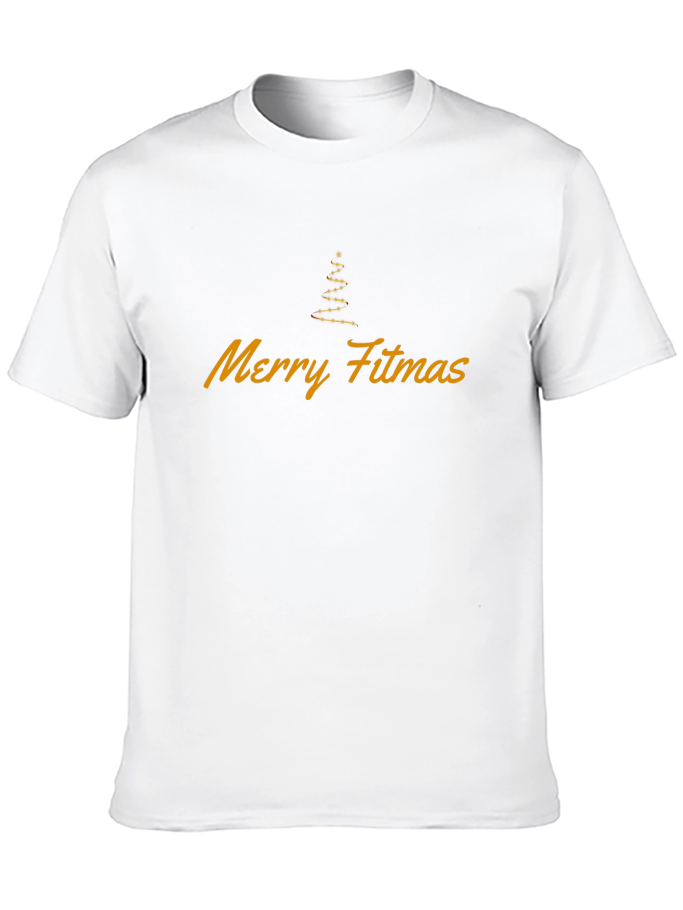Merry Fitmas Black T-Shirt