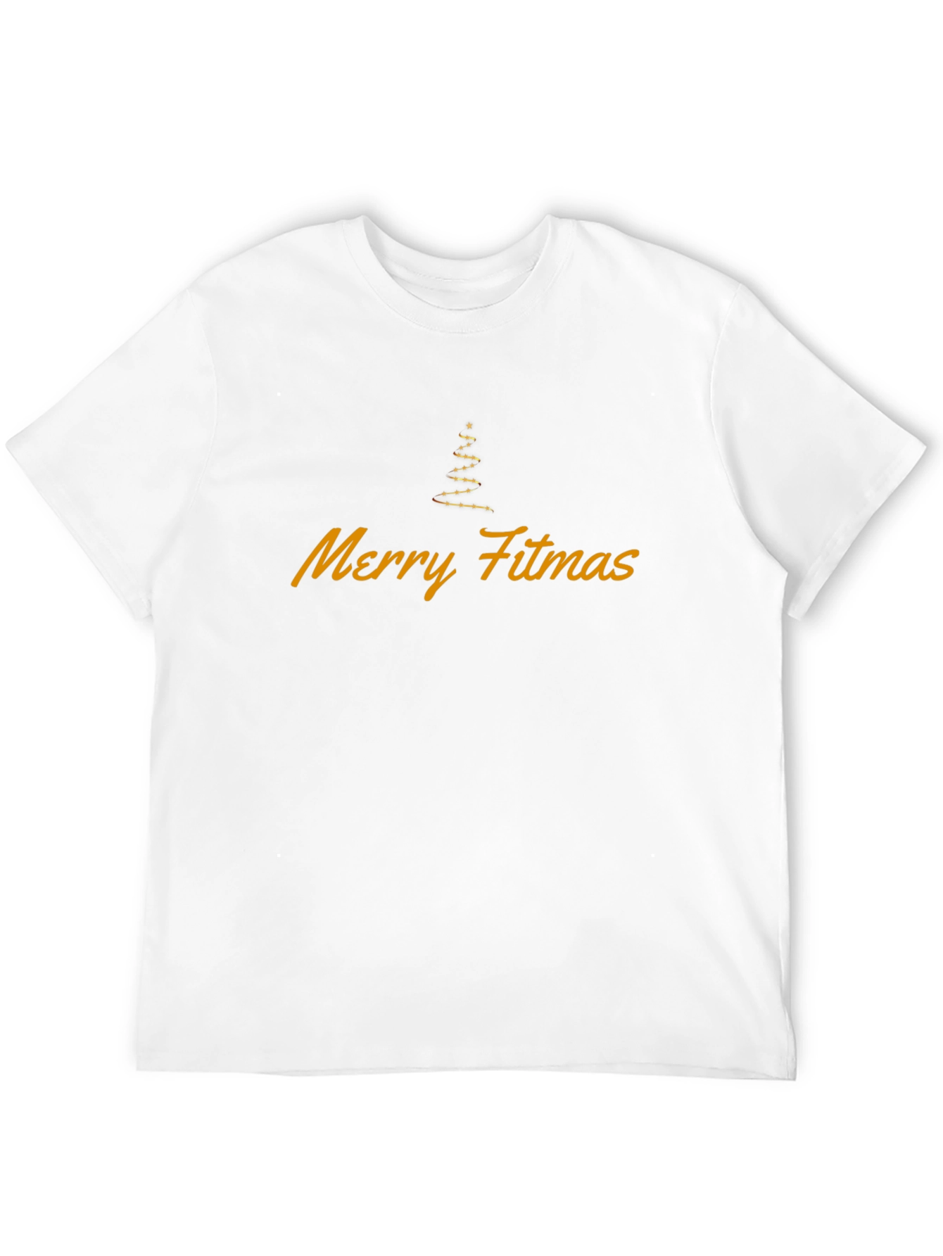 Merry Fitmas Black T-Shirt