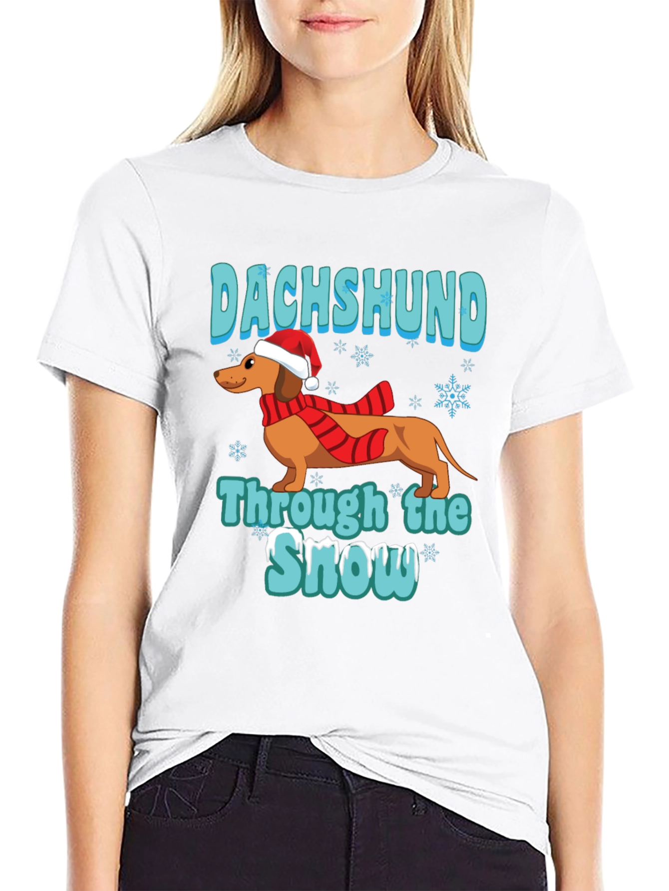 Dachshund Through the Snow T-Shirt