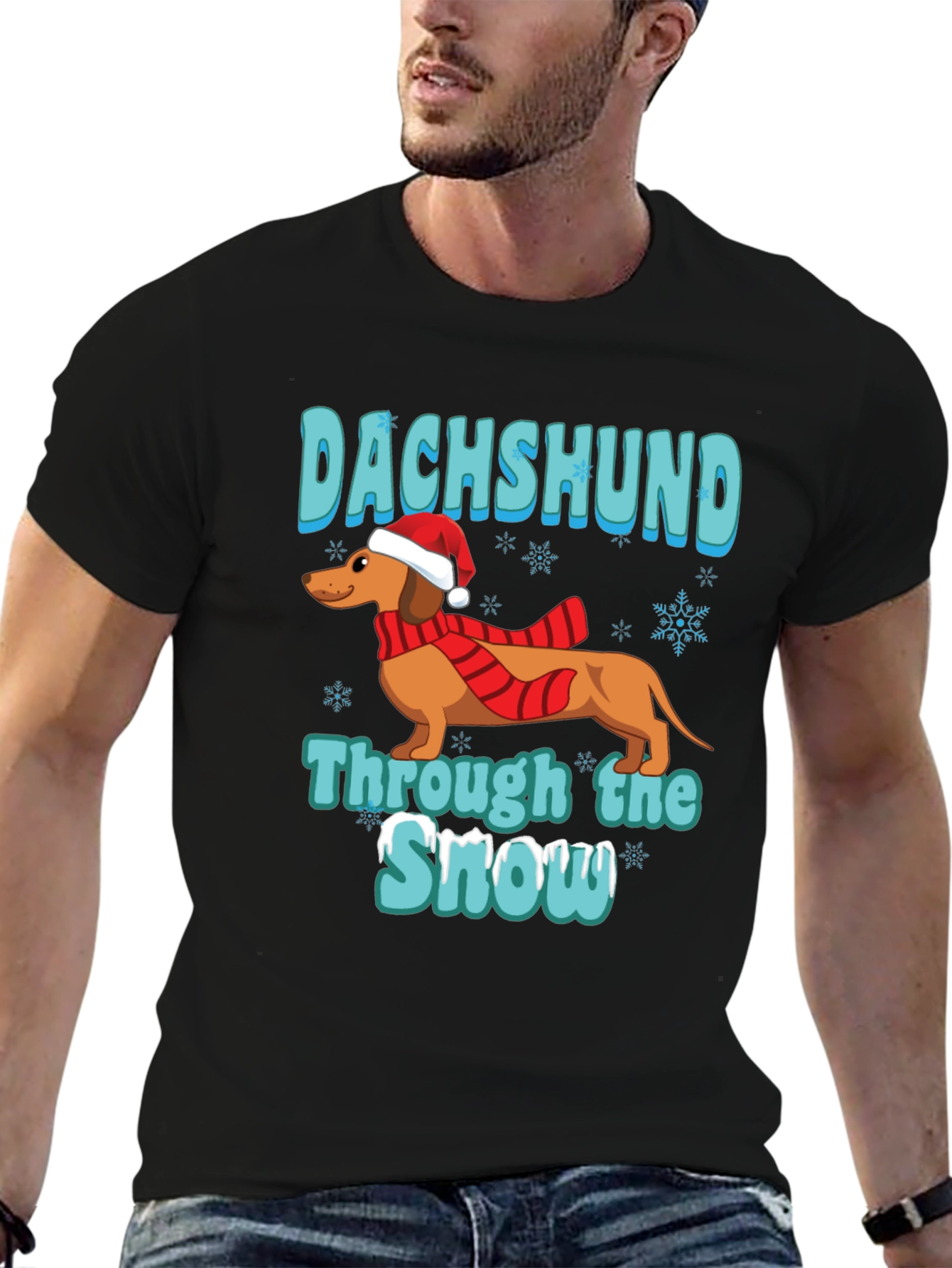 Dachshund Through the Snow T-Shirt