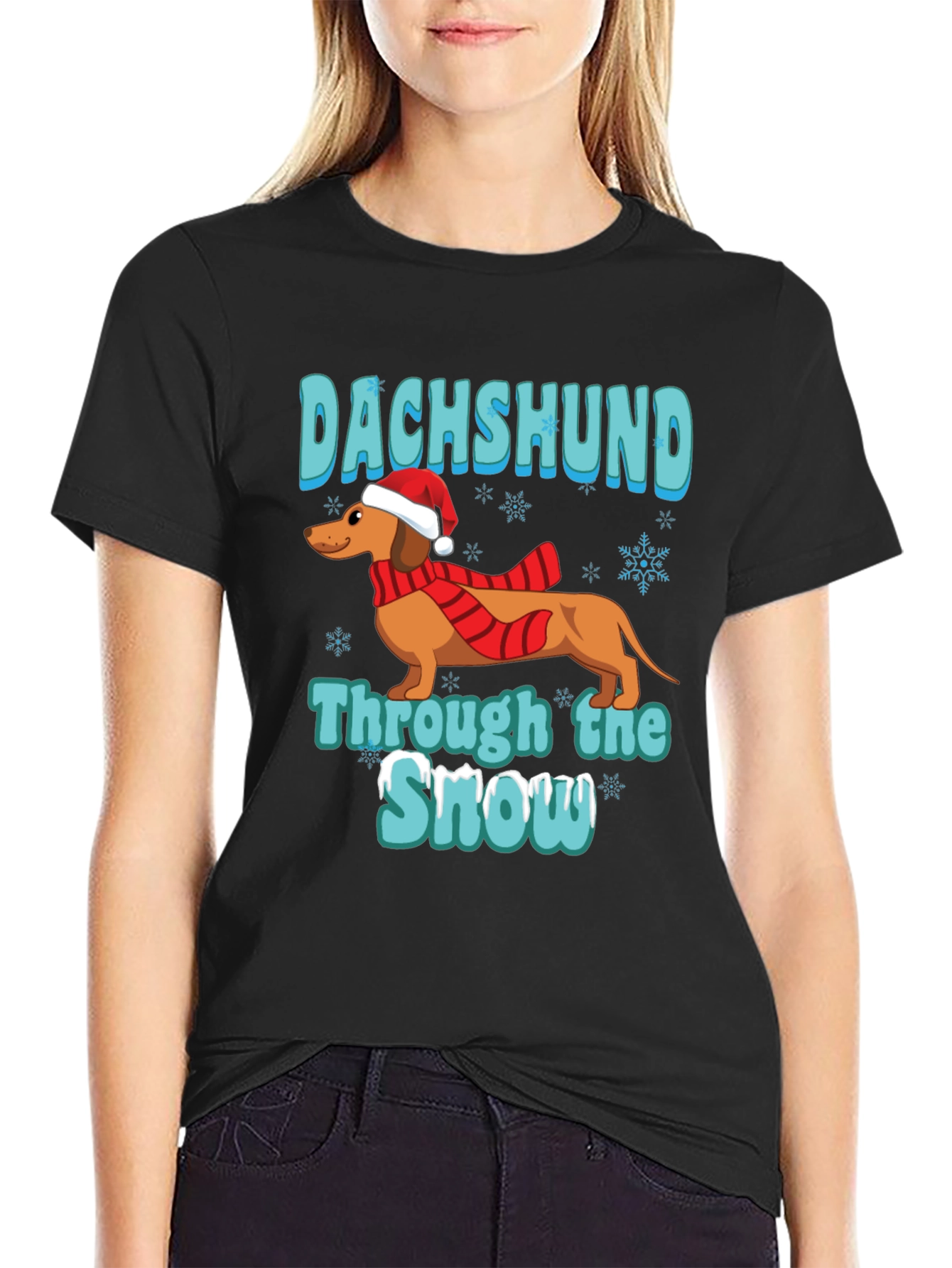 Dachshund Through the Snow T-Shirt