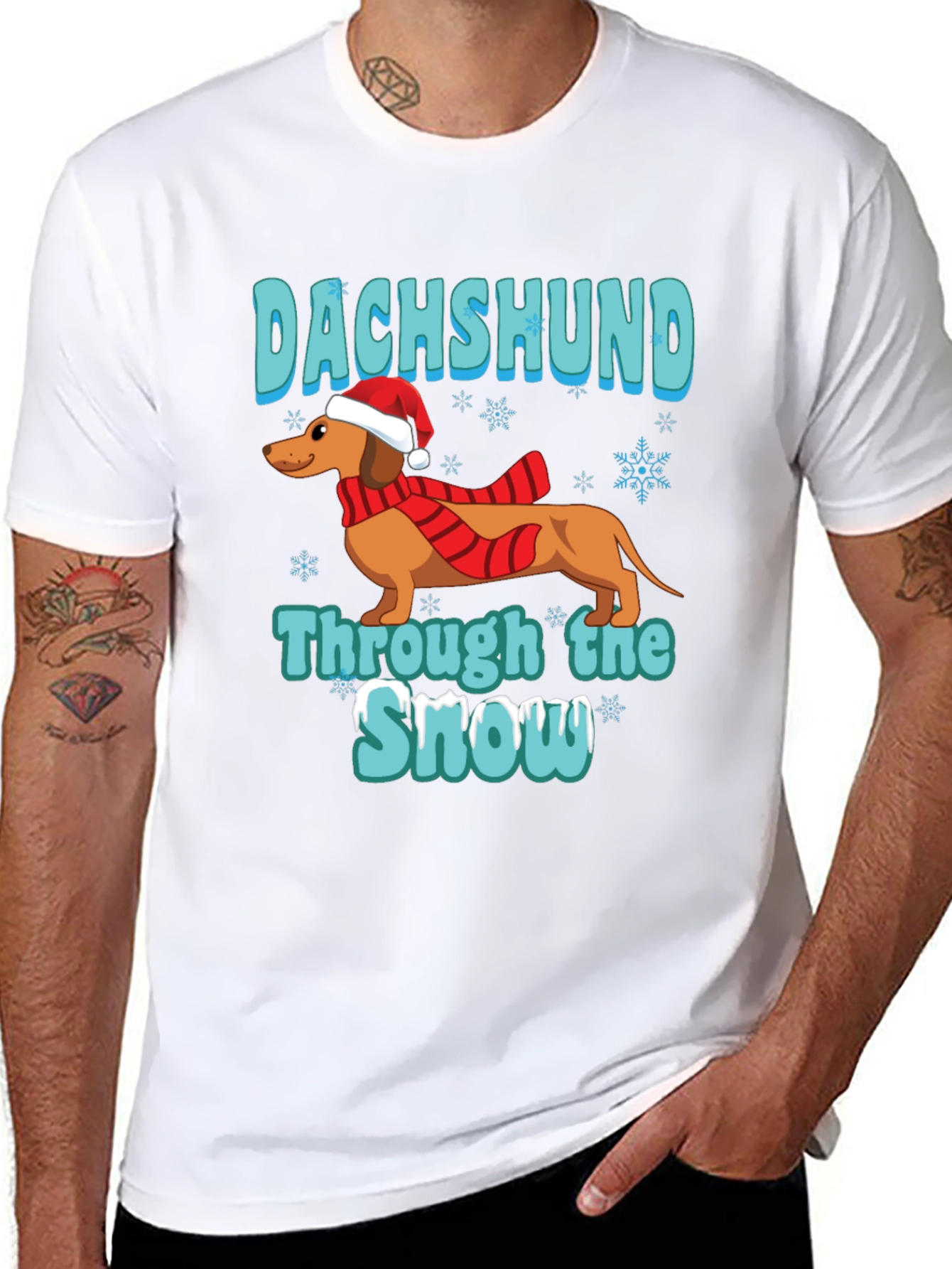 Dachshund Through the Snow T-Shirt