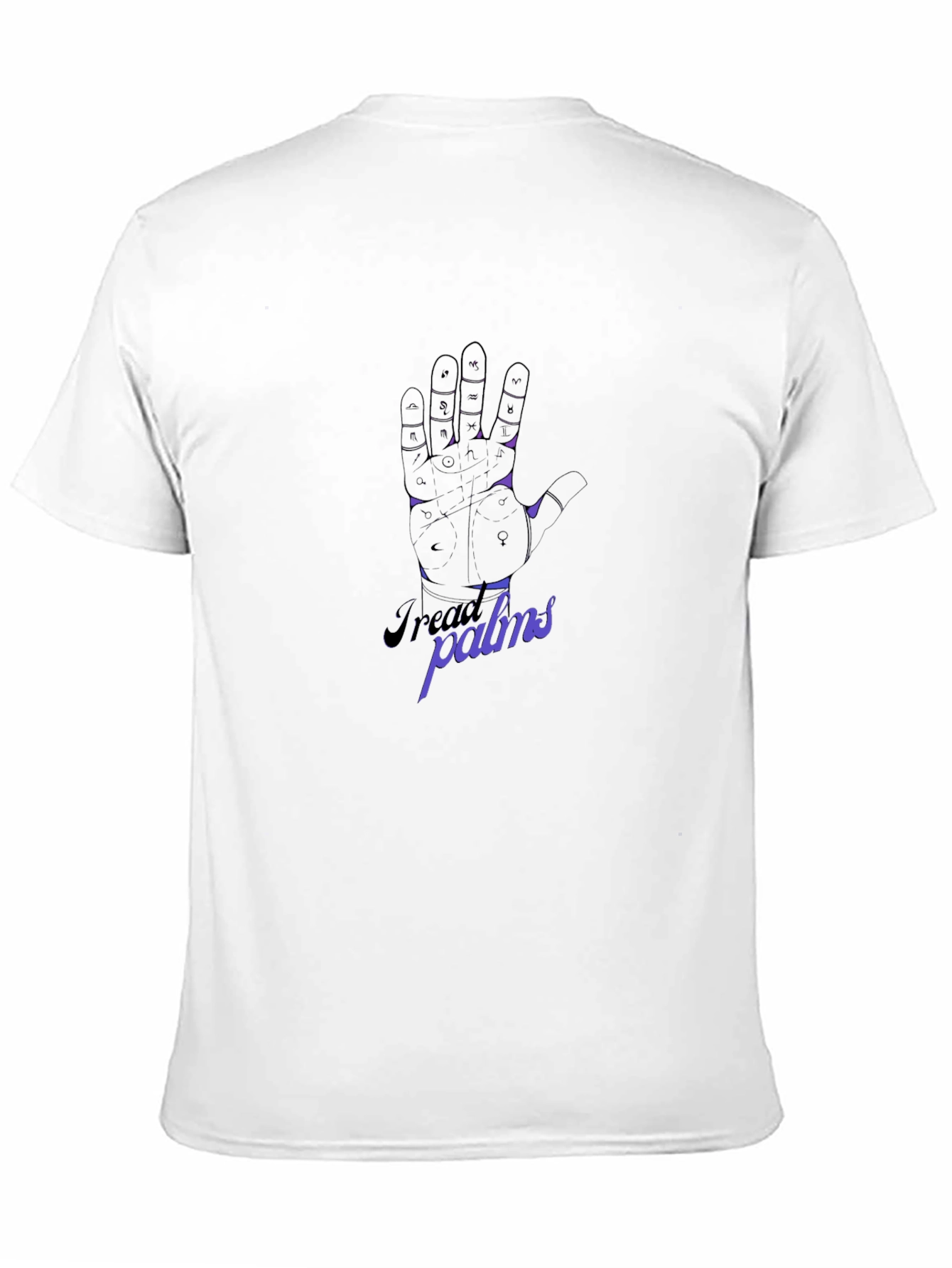 I Read Palms Graphic Tee - Unisex Black T-Shirt