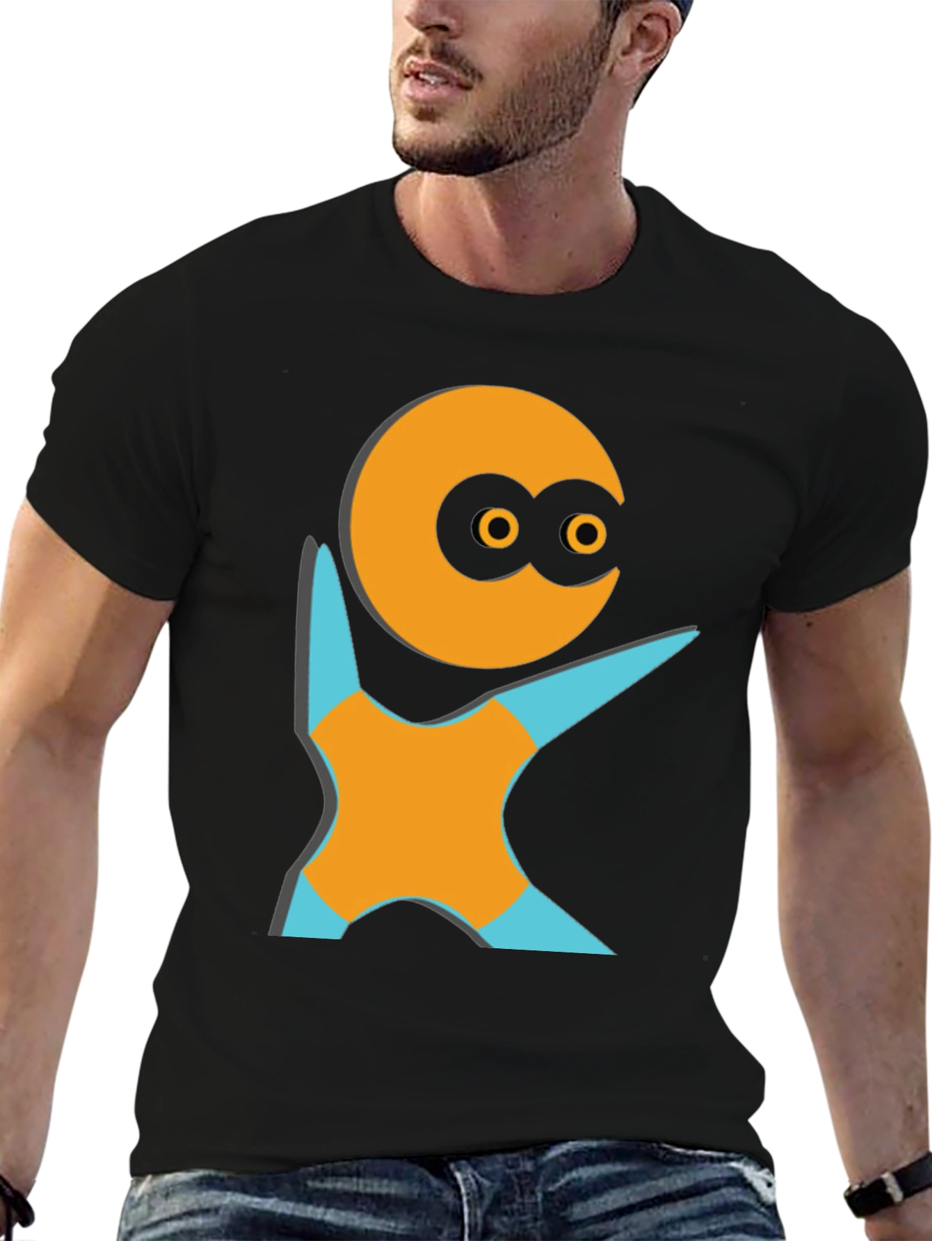 Unique Graphic Tee - Funky Character Design