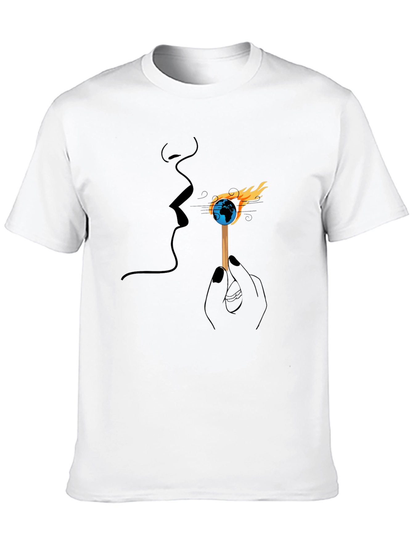 Earth on Fire Graphic Tee
