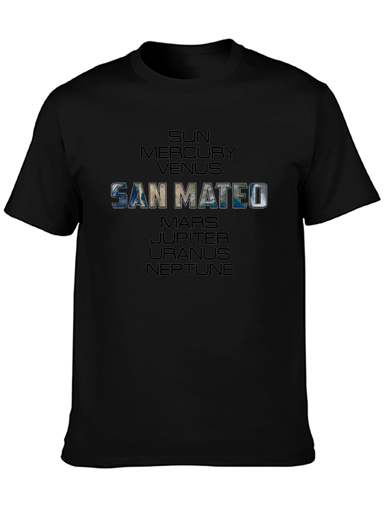 San Mateo Planets T-Shirt