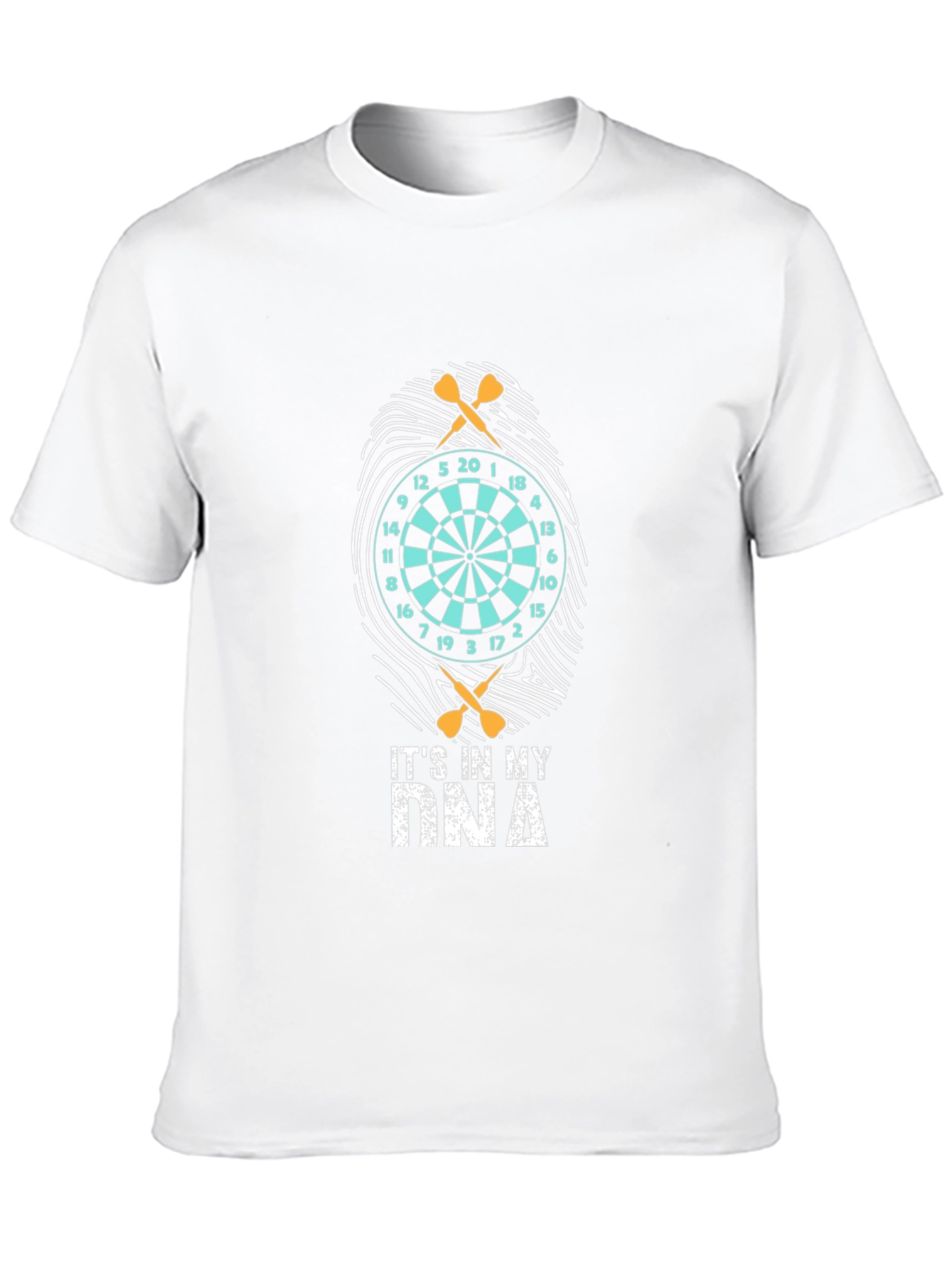 Darts DNA Graphic T-Shirt - Unique Dartboard Design