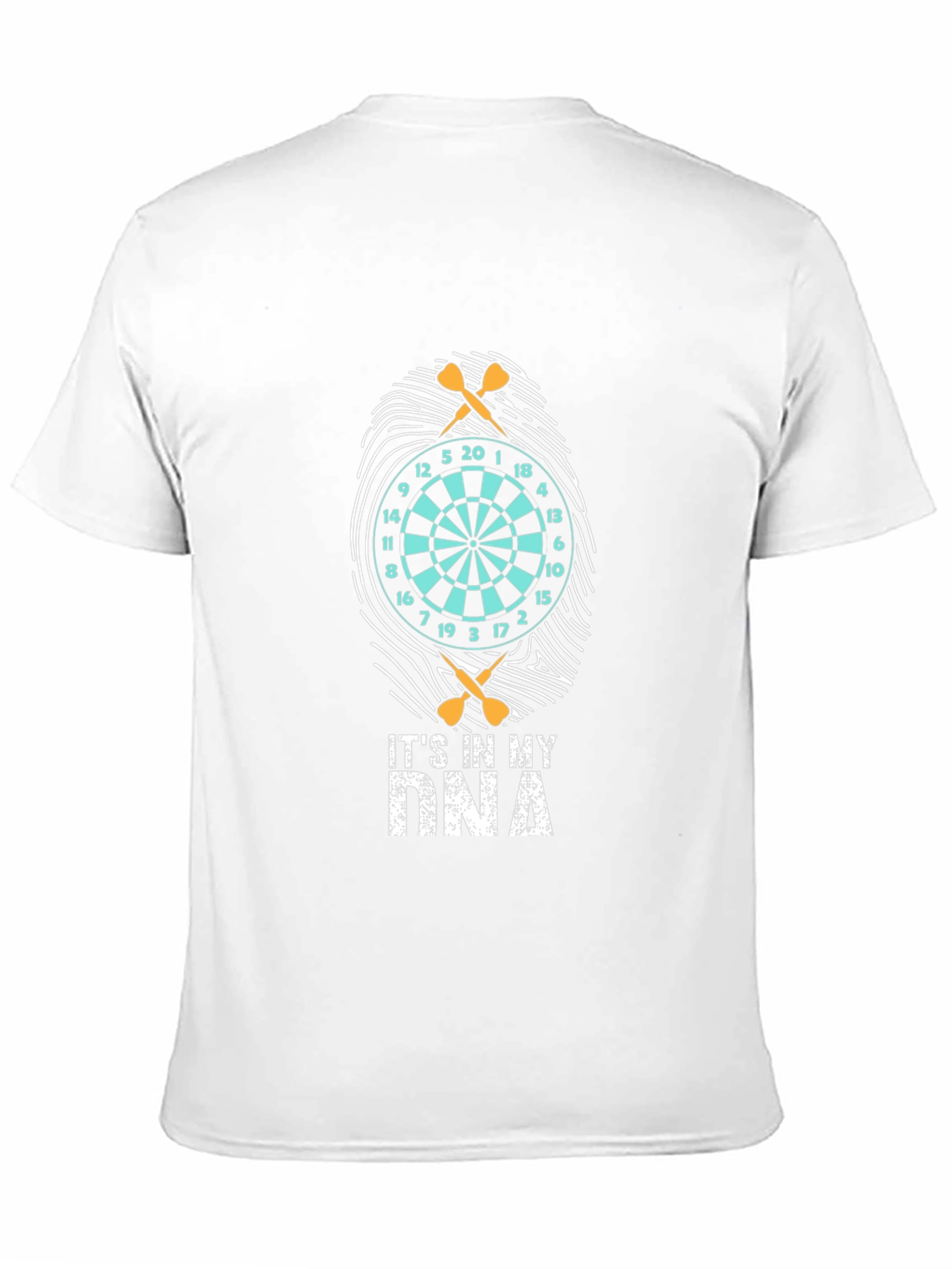 Darts DNA Graphic T-Shirt - Unique Dartboard Design