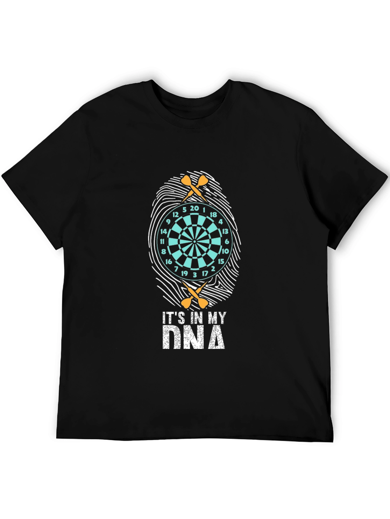 Darts DNA Graphic T-Shirt - Unique Dartboard Design
