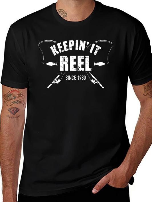 Keepin It Reel Since 1980 Fishing T-Shirt