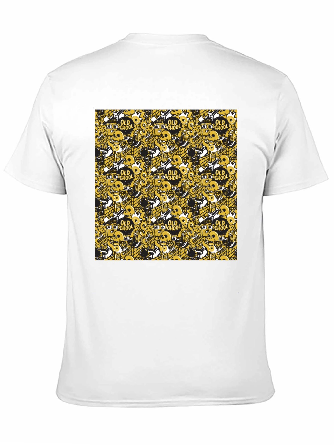 Old School Pattern Tee - Black