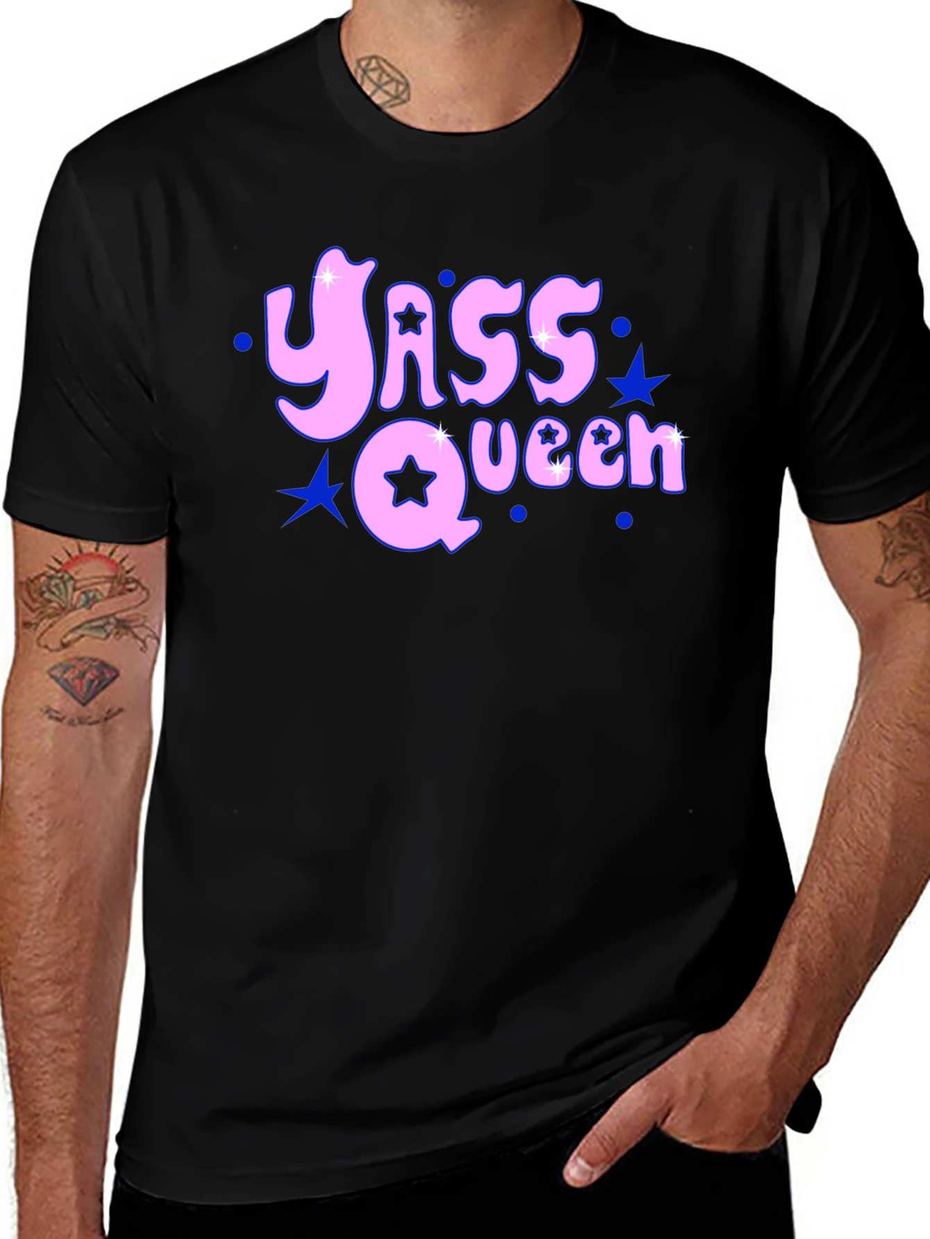 Yass Queen Black T-Shirt