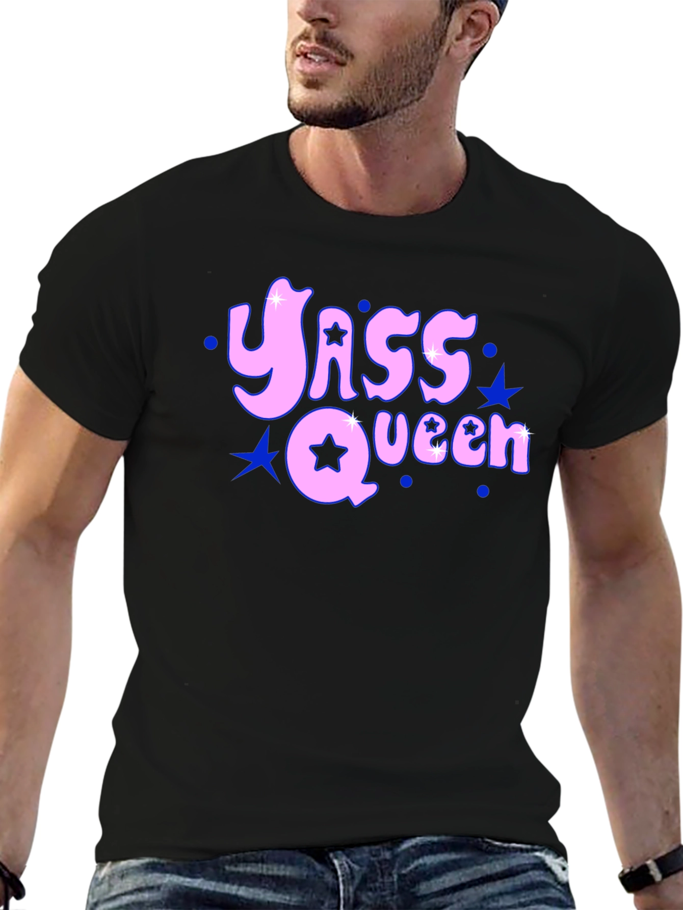 Yass Queen Black T-Shirt