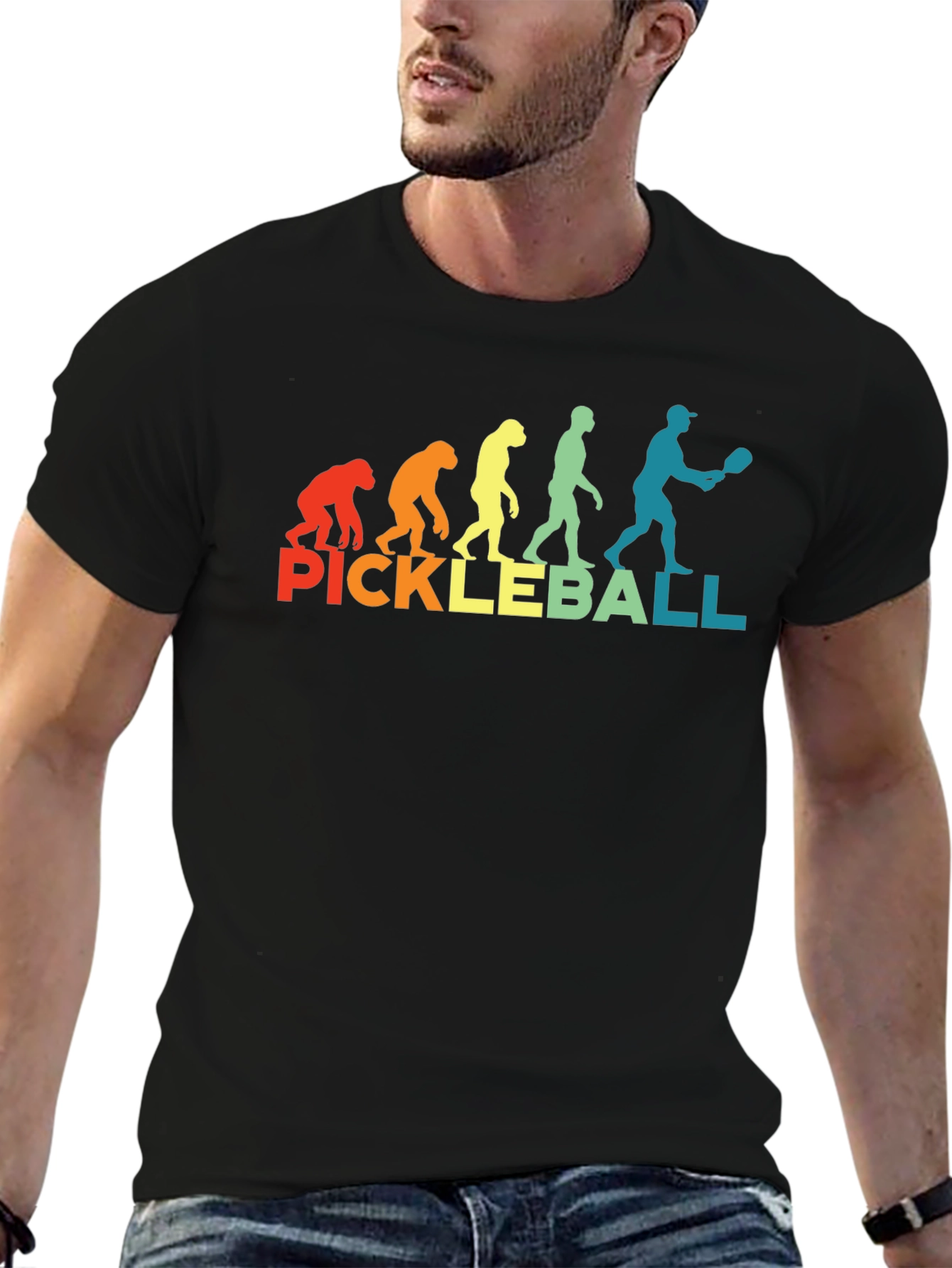Pickleball Evolution T-Shirt - Funny Sports Tee