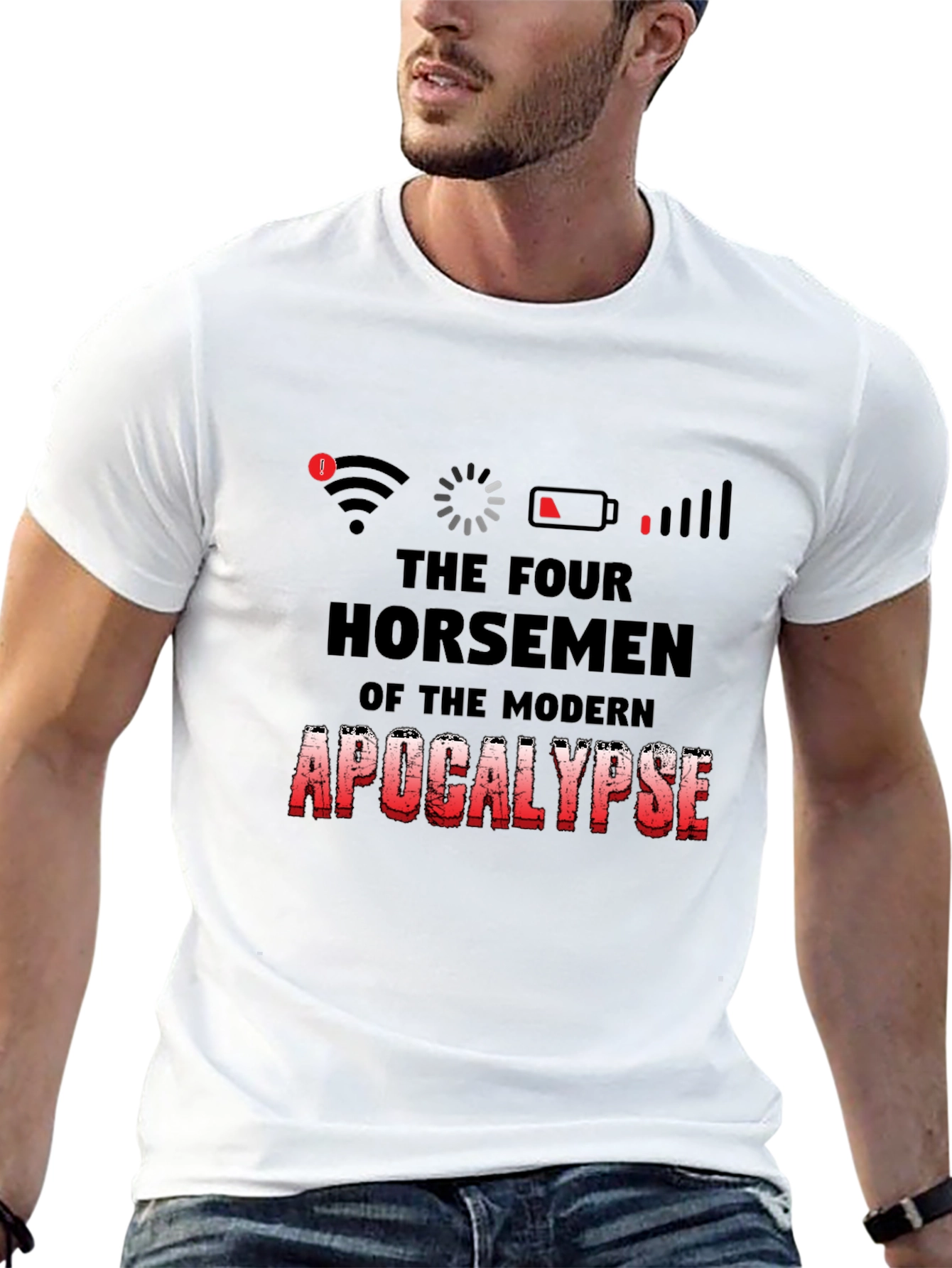 Modern Apocalypse T-Shirt - Humorous Graphic Tee