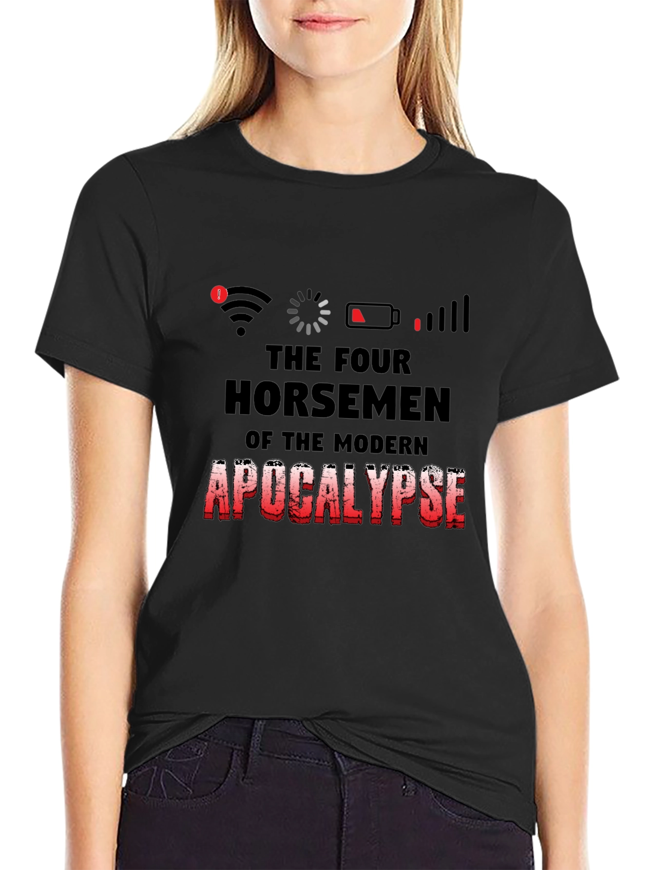 Modern Apocalypse T-Shirt - Humorous Graphic Tee