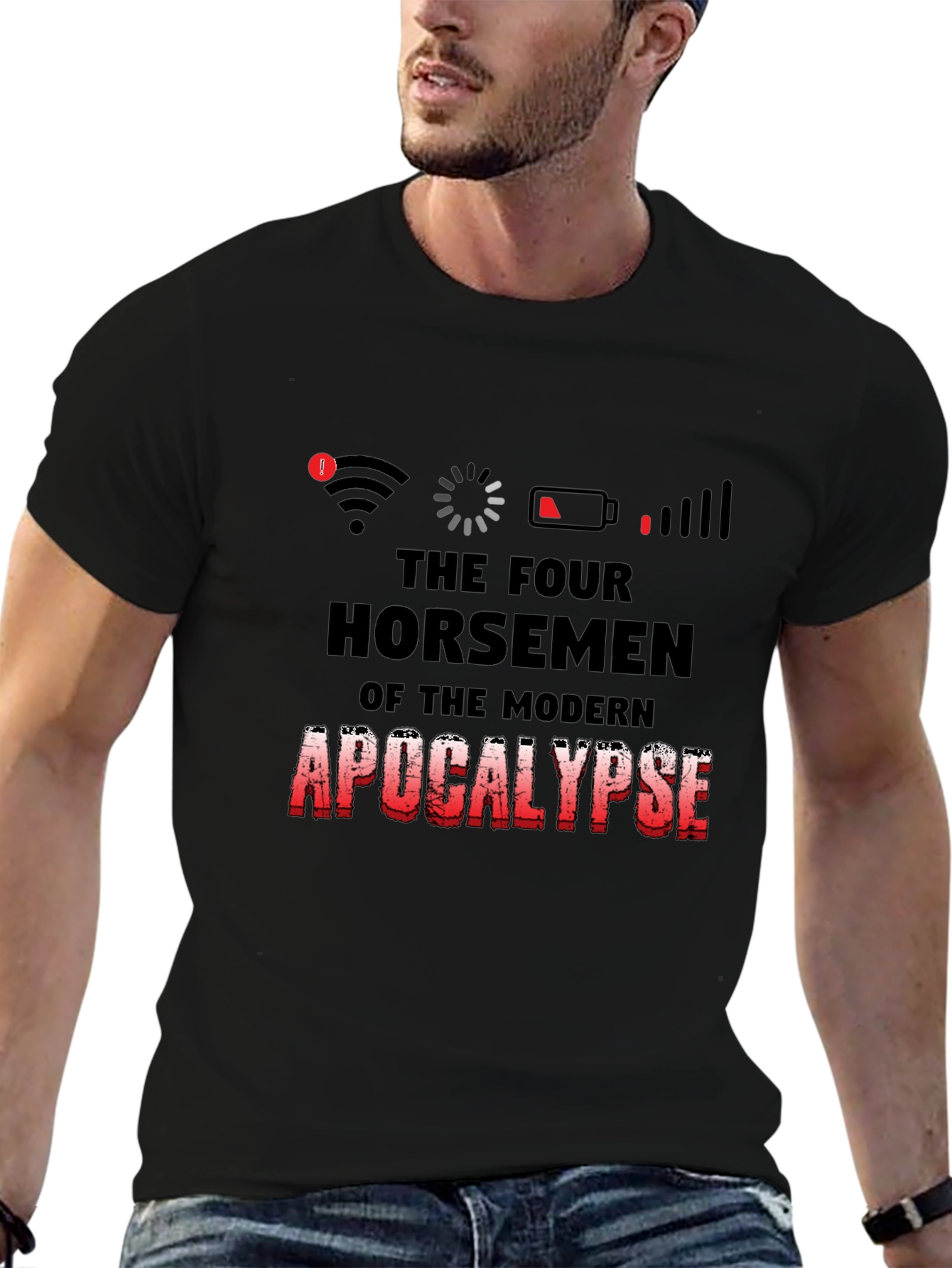 Modern Apocalypse T-Shirt - Humorous Graphic Tee