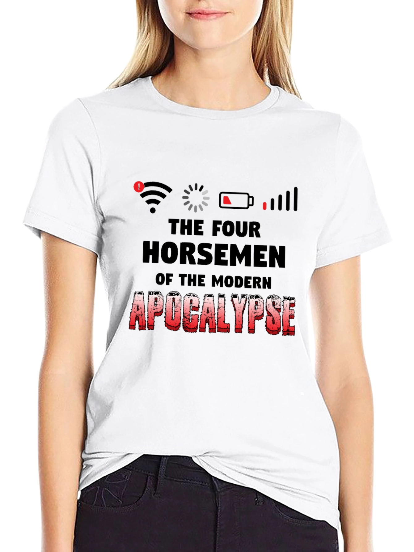 Modern Apocalypse T-Shirt - Humorous Graphic Tee