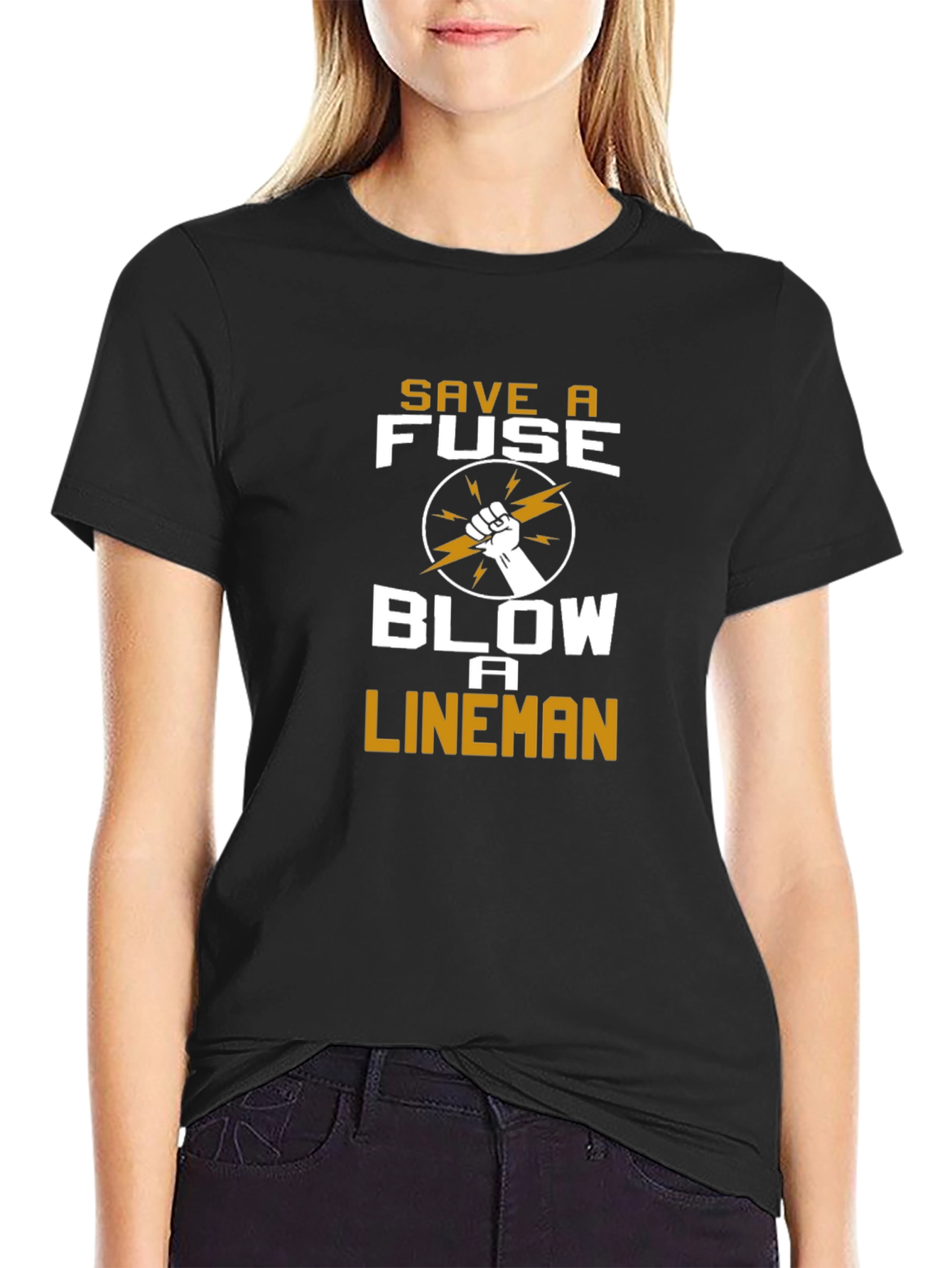 Save a Fuse Blow a Lineman T-Shirt