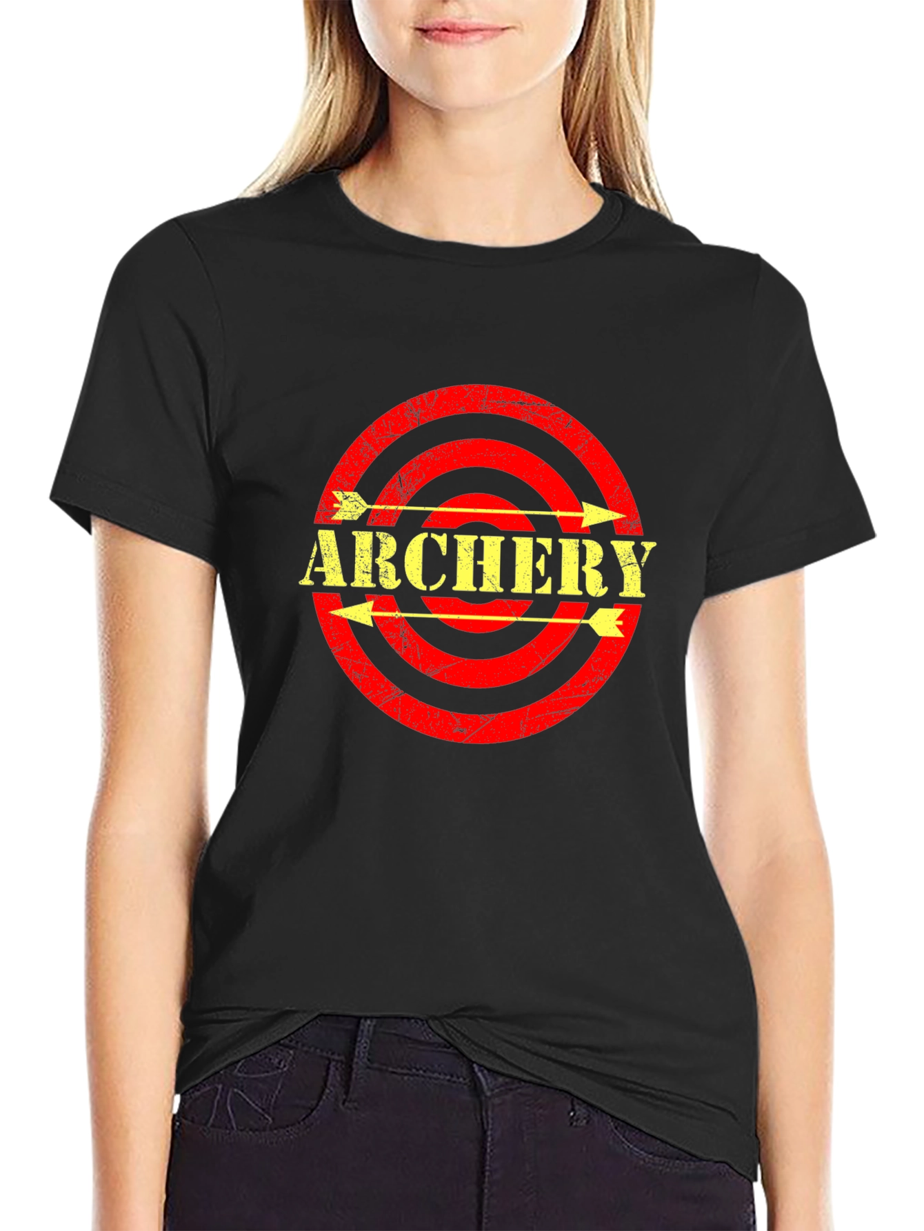 Archery Arrows T-Shirt - Bullseye Design