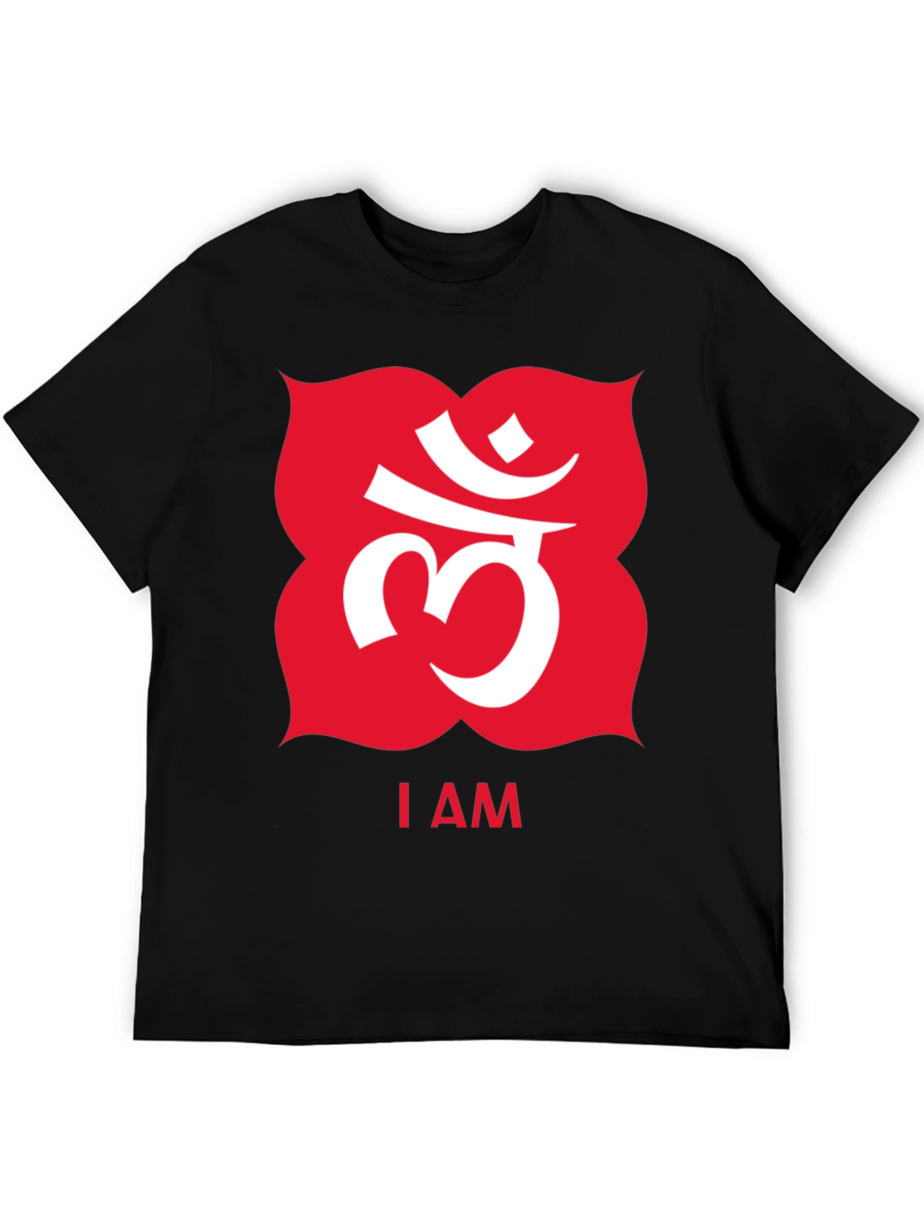 Root Chakra Black Graphic Tee - I AM