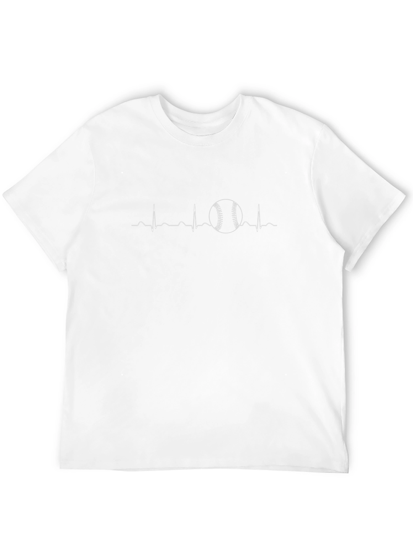 Baseball Heartbeat T-Shirt - Sporty Graphic Tee