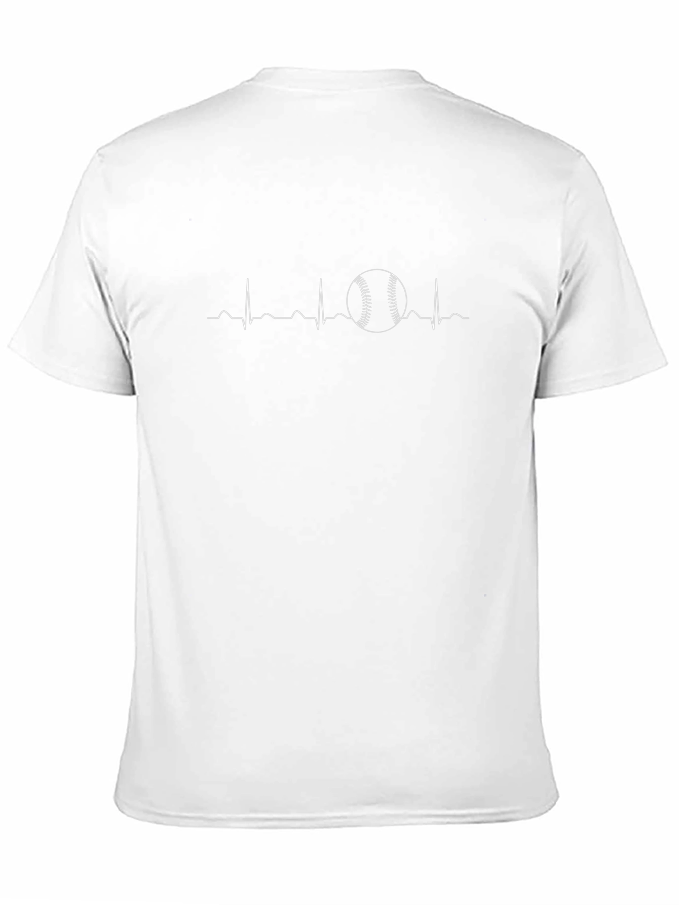 Baseball Heartbeat T-Shirt - Sporty Graphic Tee
