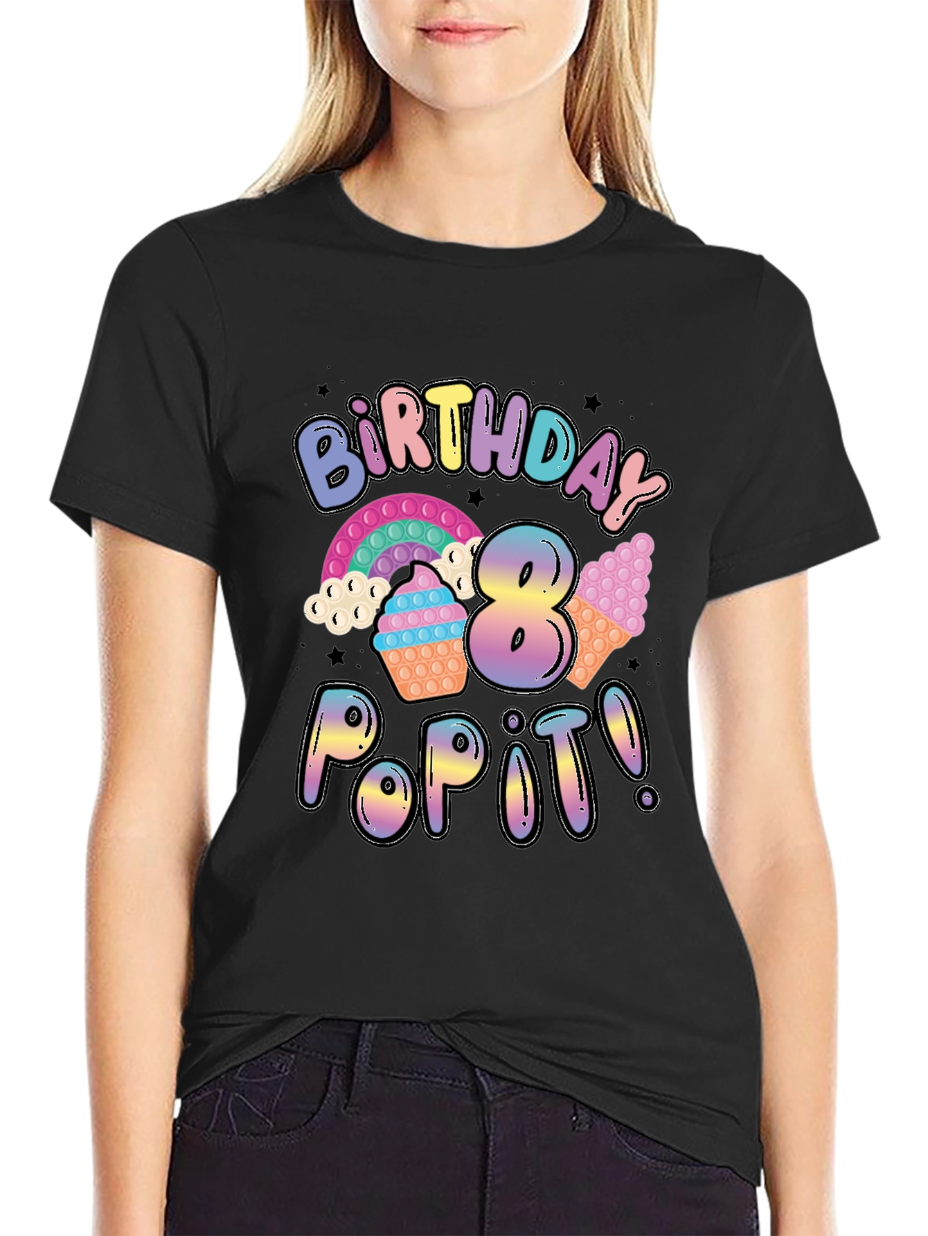 Birthday Pop It! 8th Birthday T-Shirt