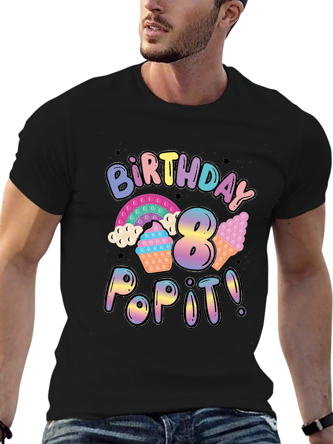 Birthday Pop It! 8th Birthday T-Shirt