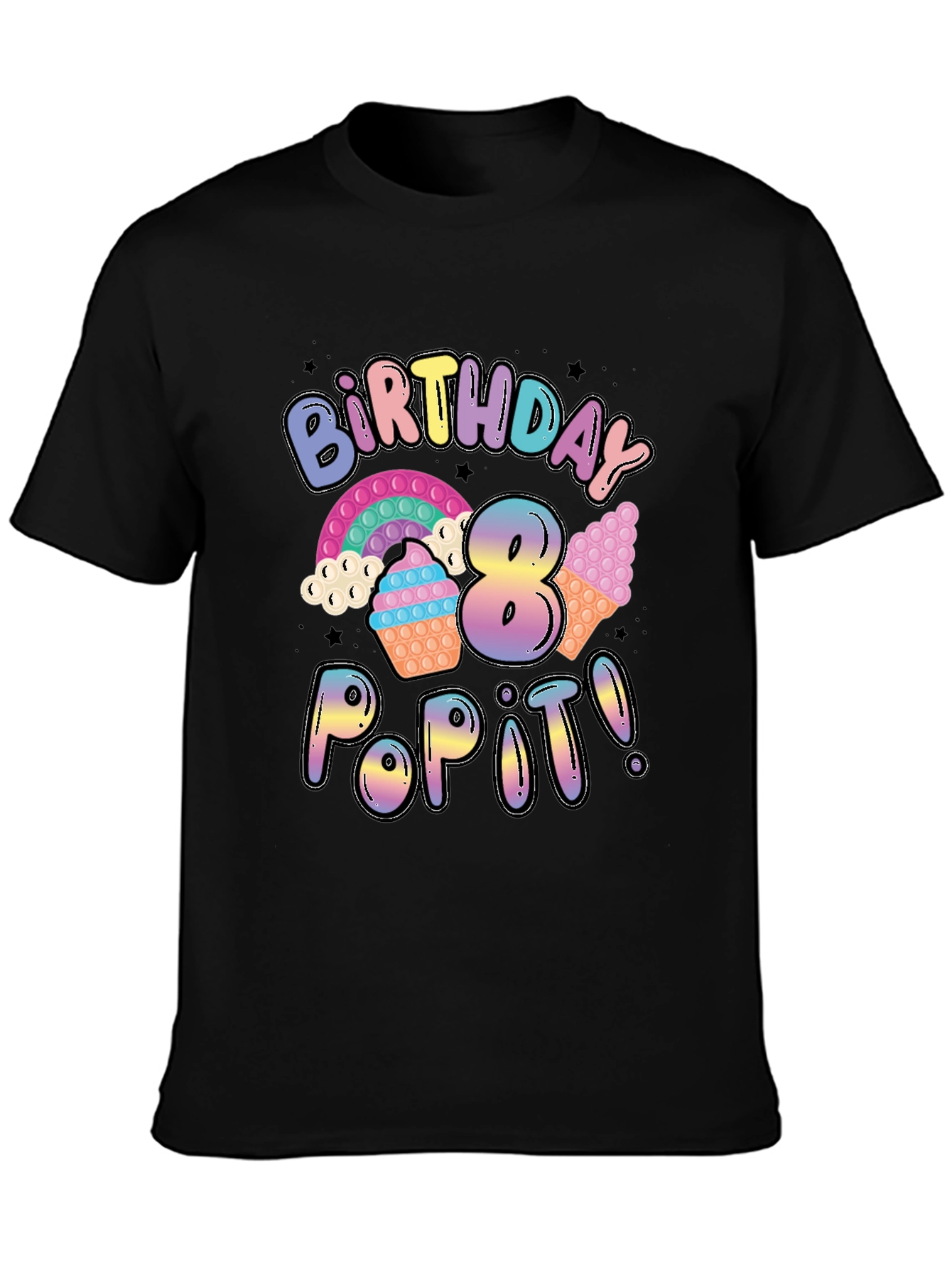 Birthday Pop It! 8th Birthday T-Shirt